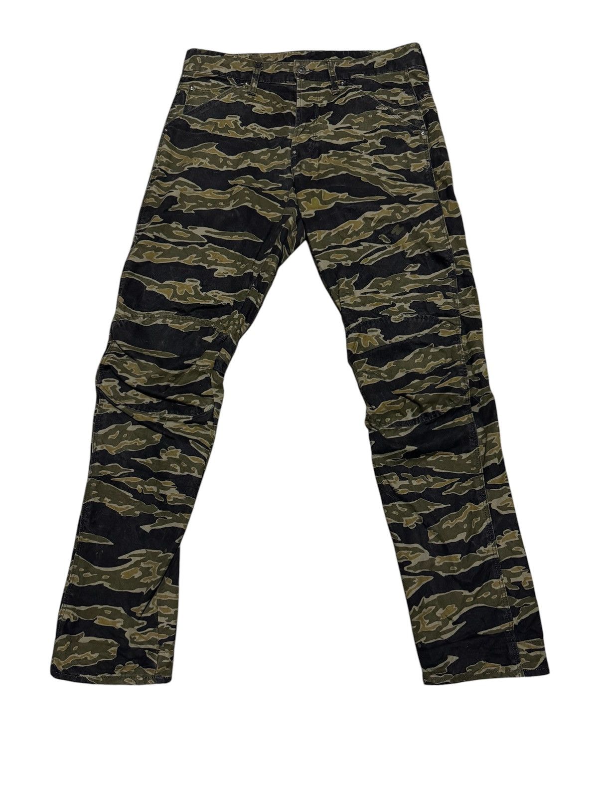 G-Star OG 5622 G Star Raw Tiger Stripe Double Knee Army Pant Size US 32 / EU 48 - 2 Thumbnail