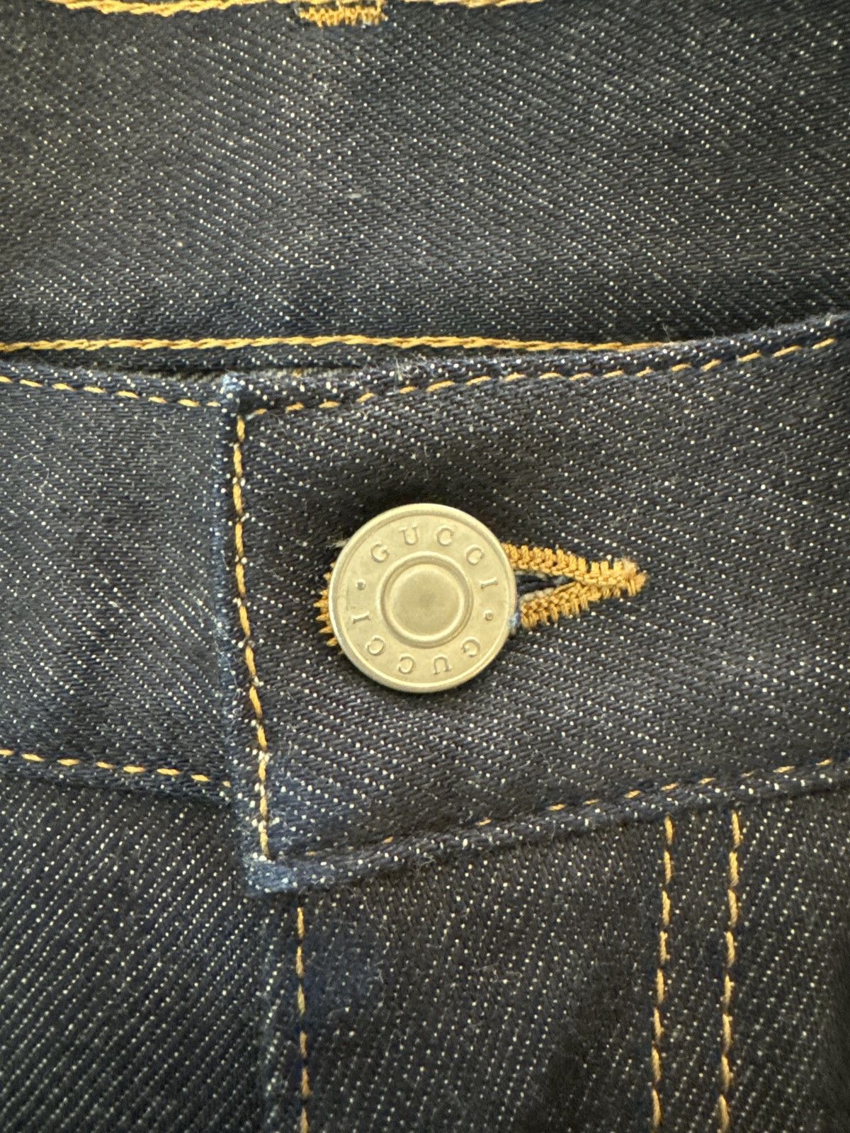 Gucci Dark Straight Denim w/ Patch Size US 32 / EU 48 - 11 Thumbnail