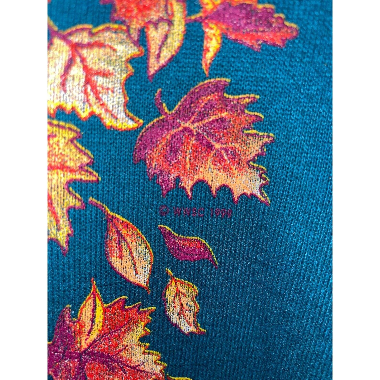 Jerzees Vintage Fall Leaves Sweatshirt Cass Scenic Crewneck 90s VTG Size US XL / EU 56 / 4 - 7 Thumbnail