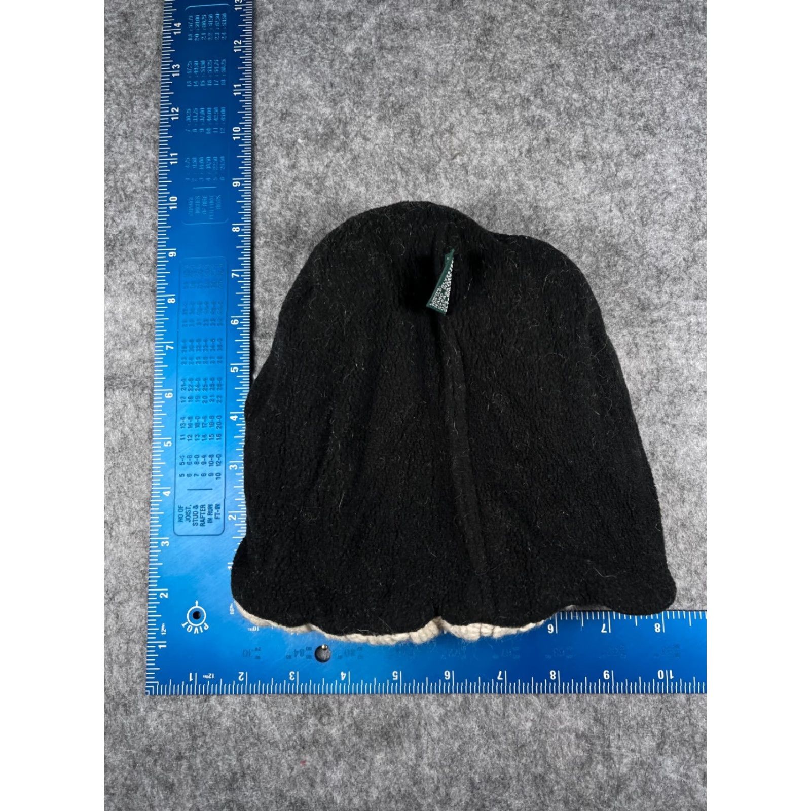 Vintage Gloves International Inc Beanie Hat/Cap Adult Small Gray Knit Nylon Wool Raggwool Blend Winter Ski Outdoor Casual Workwear Mens Size ONE SIZE - 5 Thumbnail