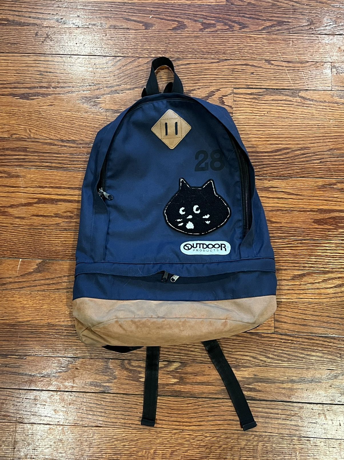 image of Issey Miyake x Ne Net Ne-Net Blue Vintage Backpack in Green, Men's