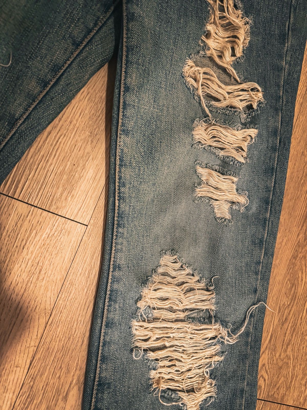 Junya Watanabe Junya Watanabe A/W 0’4 Crash Denim Size US 30 / EU 46 - 2 Thumbnail