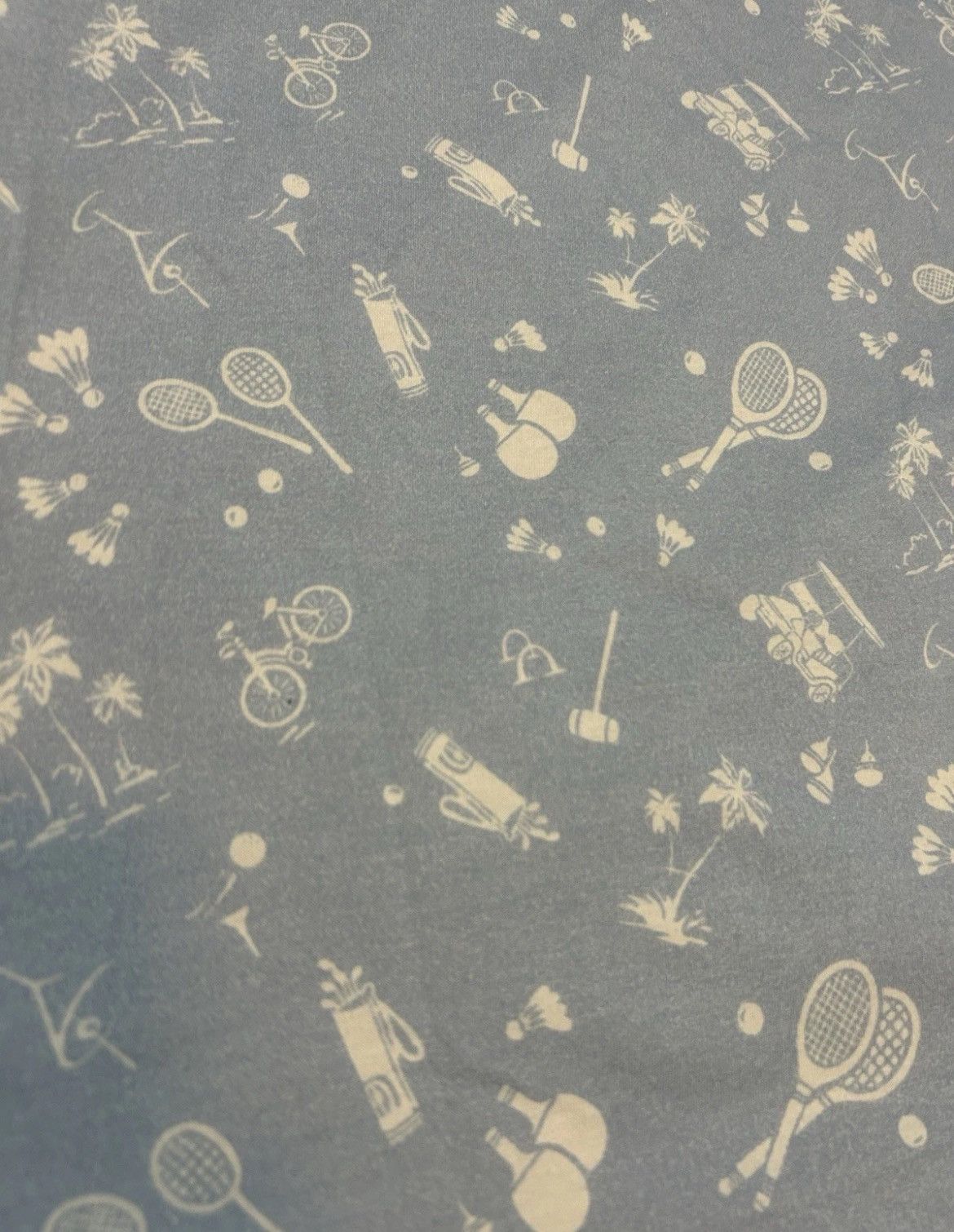 Polo Ralph Lauren Polo Golf Ralph Lauren Light Blue Ping Pong Golf Print Polo Size US XXL / EU 58 / 5 - 4 Thumbnail