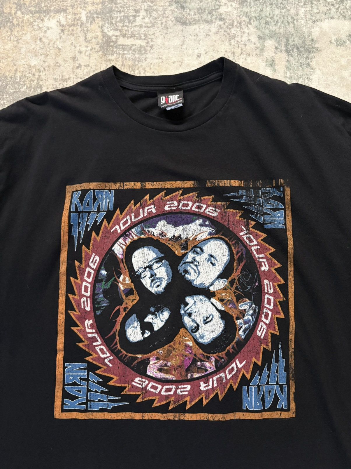 Band Tees 00’s Korn 2006 Tour Tee Giant Tag Vintage y2k Tee Size US XXL / EU 58 / 5 - 3 Thumbnail