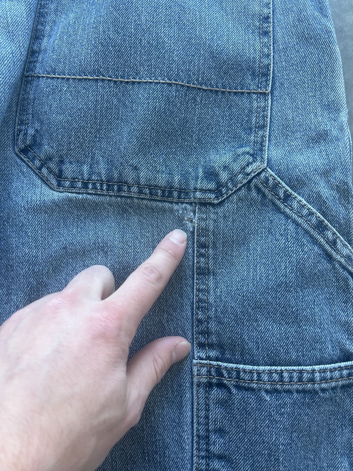 Faded Glory × Vintage Vintage Y2K Carhartt Style Baggy Carpenter Jeans Size US 36 / EU 52 - 7 Thumbnail