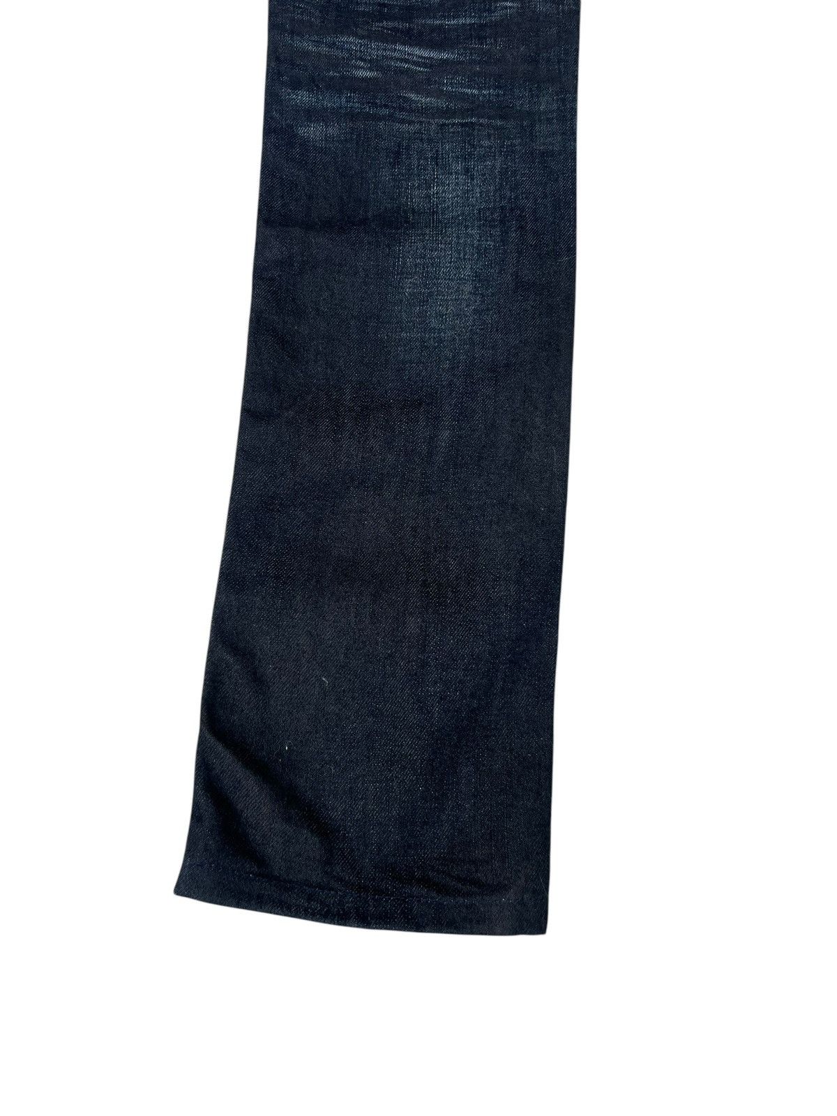 Black Barrett Vintage Neil Barret Black Barret Coated Waxed Slim Jeans Size US 31 - 21 Thumbnail