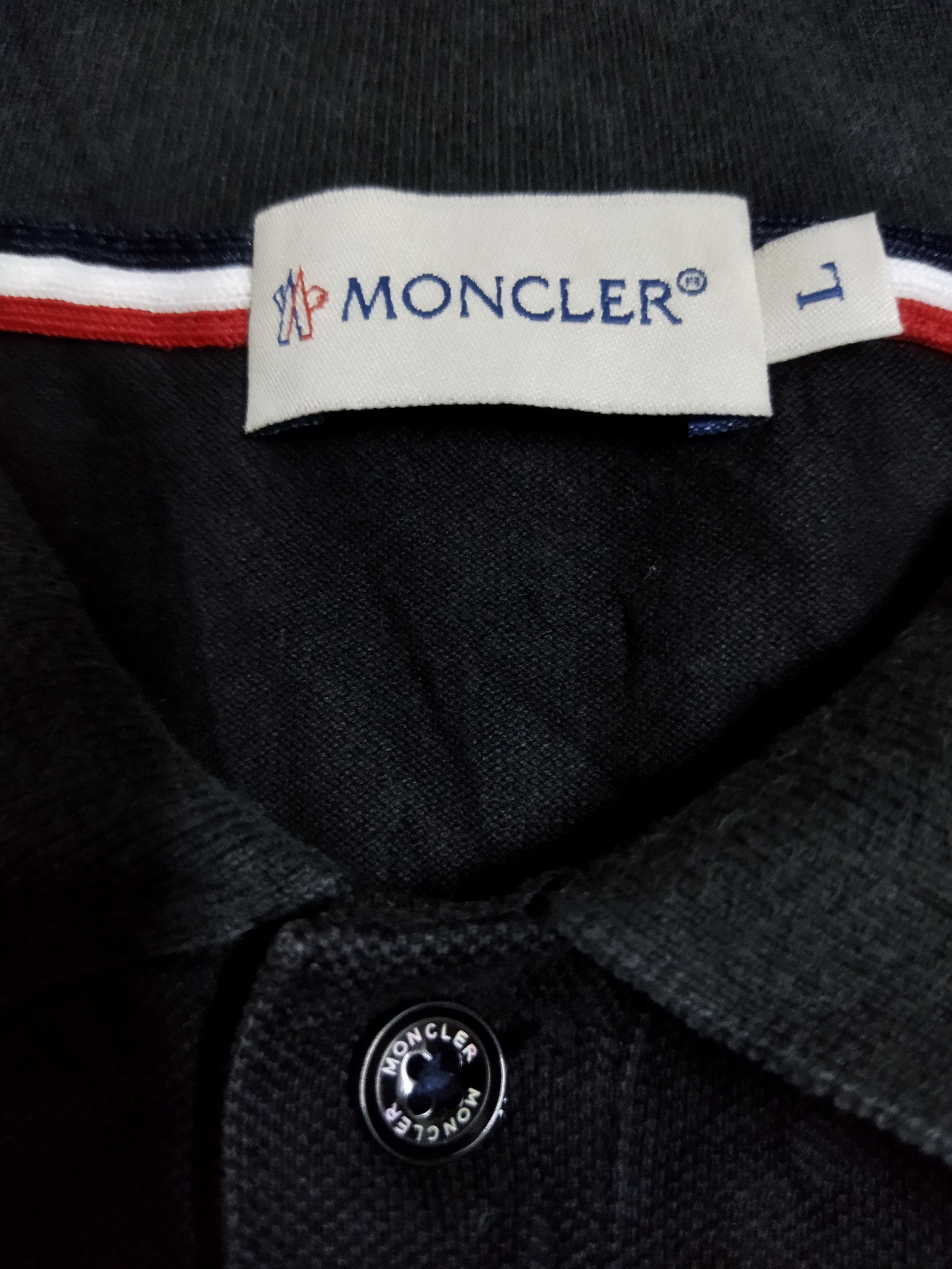 Moncler Moncler Polo Shirt Size US L / EU 52-54 / 3 - 3 Thumbnail