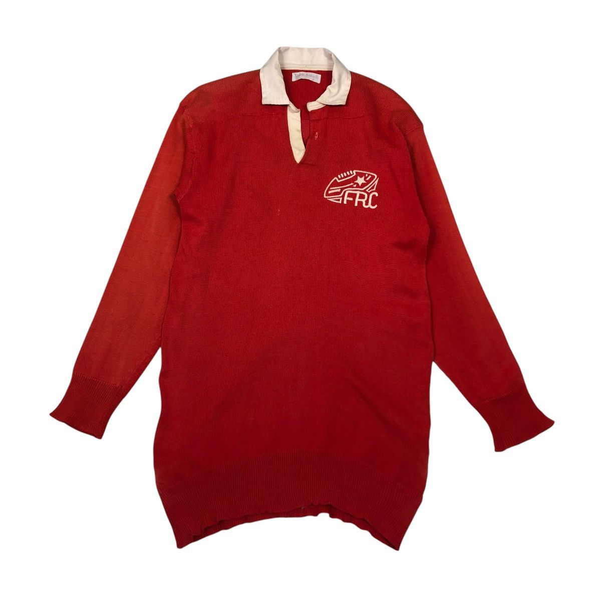 Vintage 🔥VINTAGE RUGBY COLLAR SHIRT BIG LOGO RUNBUCK USA Size US S / EU 44-46 / 1 - 1 Thumbnail