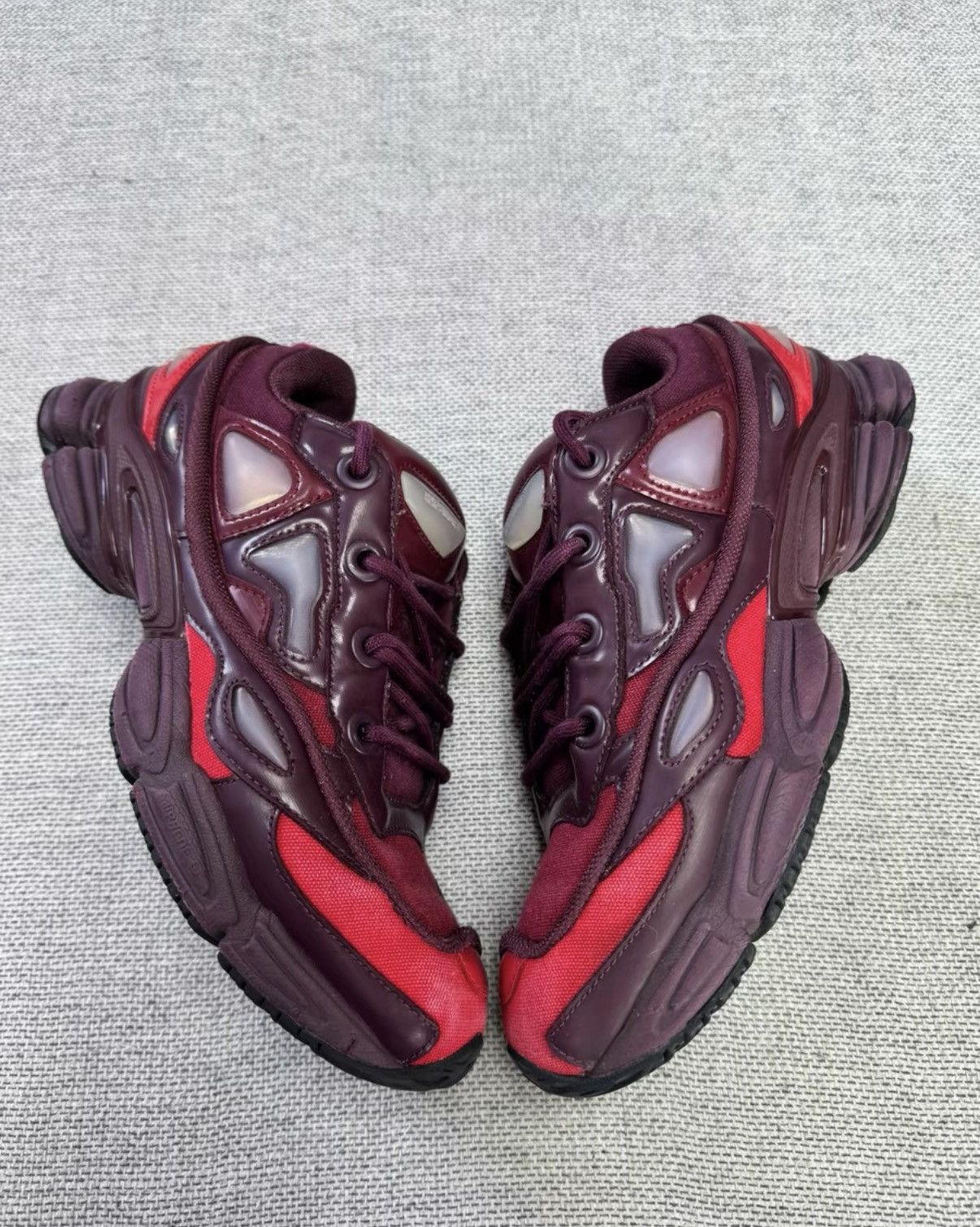 Adidas Adidas Raf Simons Ozweego Burgundy colorway K37 Size US 8 / EU 41 - 3 Thumbnail