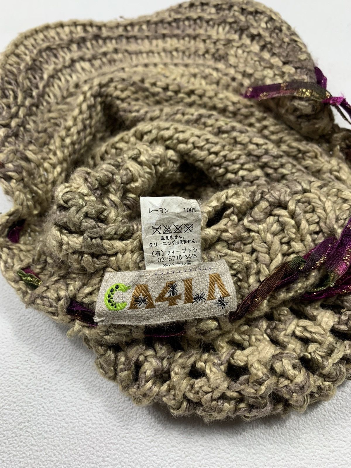 CA4LA × Japanese Brand Ca4la Crochet knitted Hats Size ONE SIZE - 5 Thumbnail