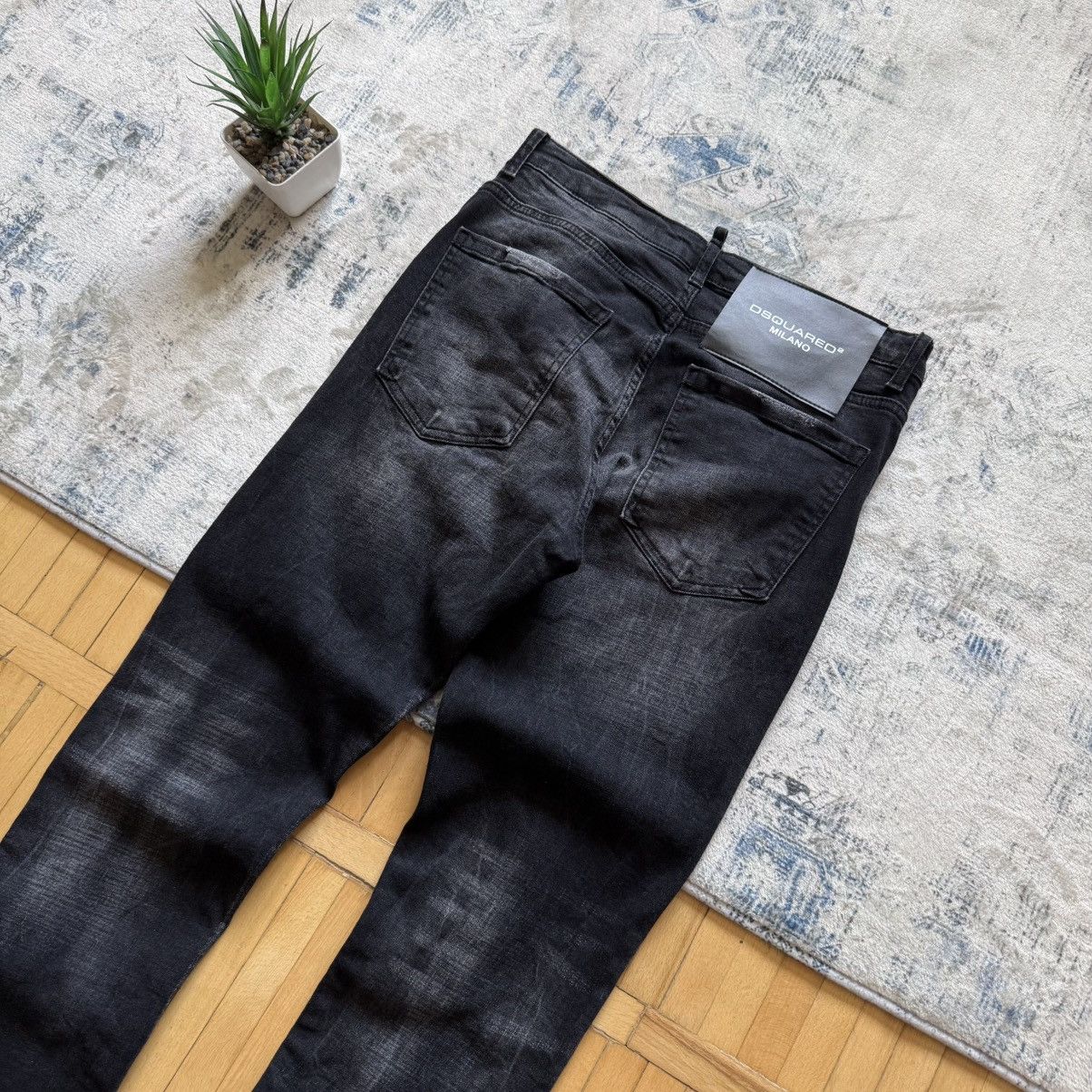 Dsquared2 📌 Crazy Dsquared2 Tidy Biker Jean Dean Caten Distressed Size US 32 / EU 48 - 8 Thumbnail