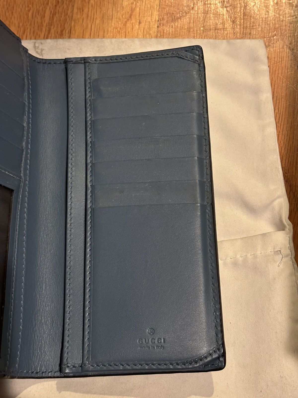 Gucci Gucci monogram blue Leather Wallet limited edition Size ONE SIZE - 6 Thumbnail