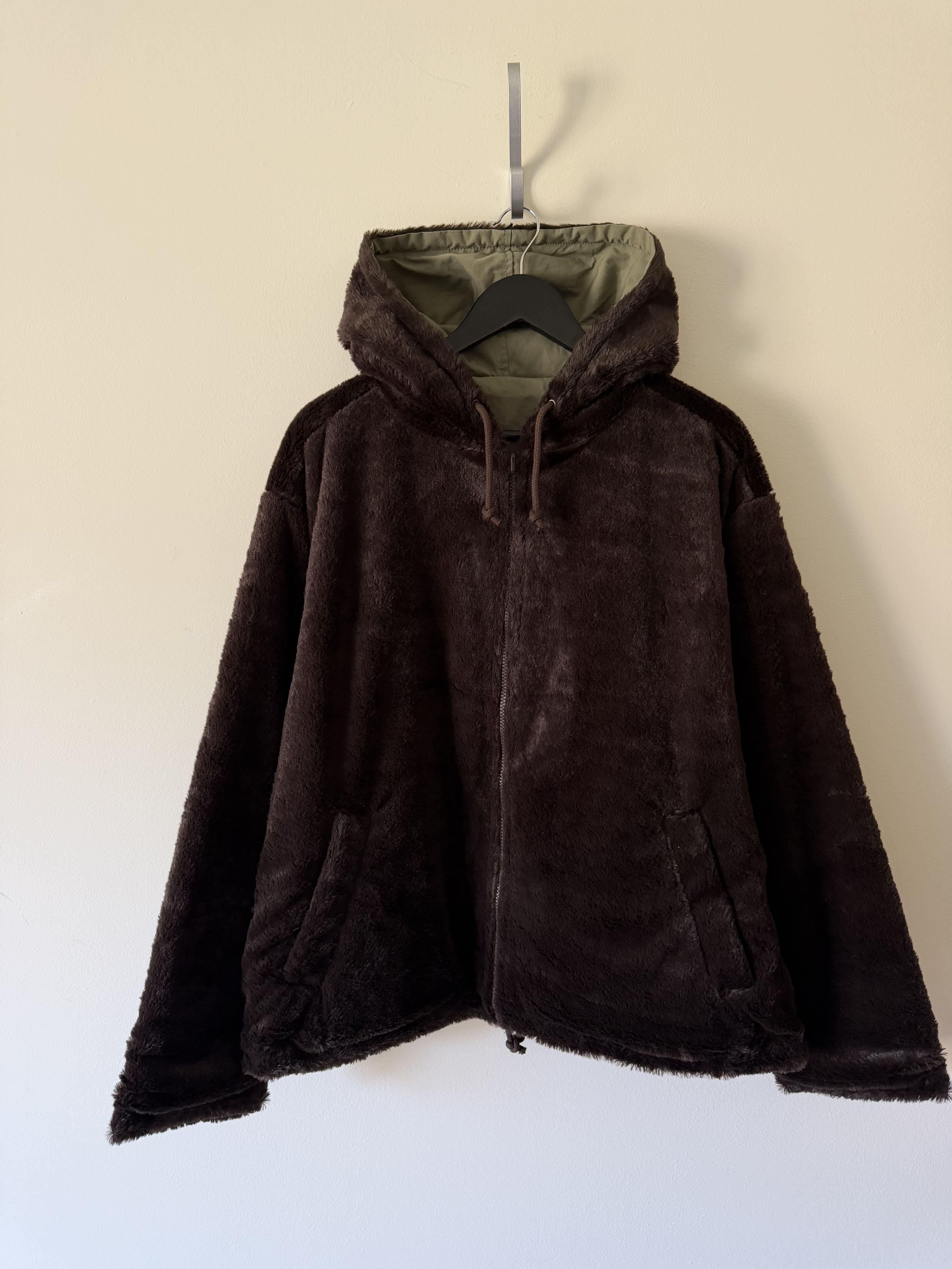 Stussy Stussy Reversible Hooded Jacket in Brown Green Size US XL / EU 56 / 4 - 1 Thumbnail