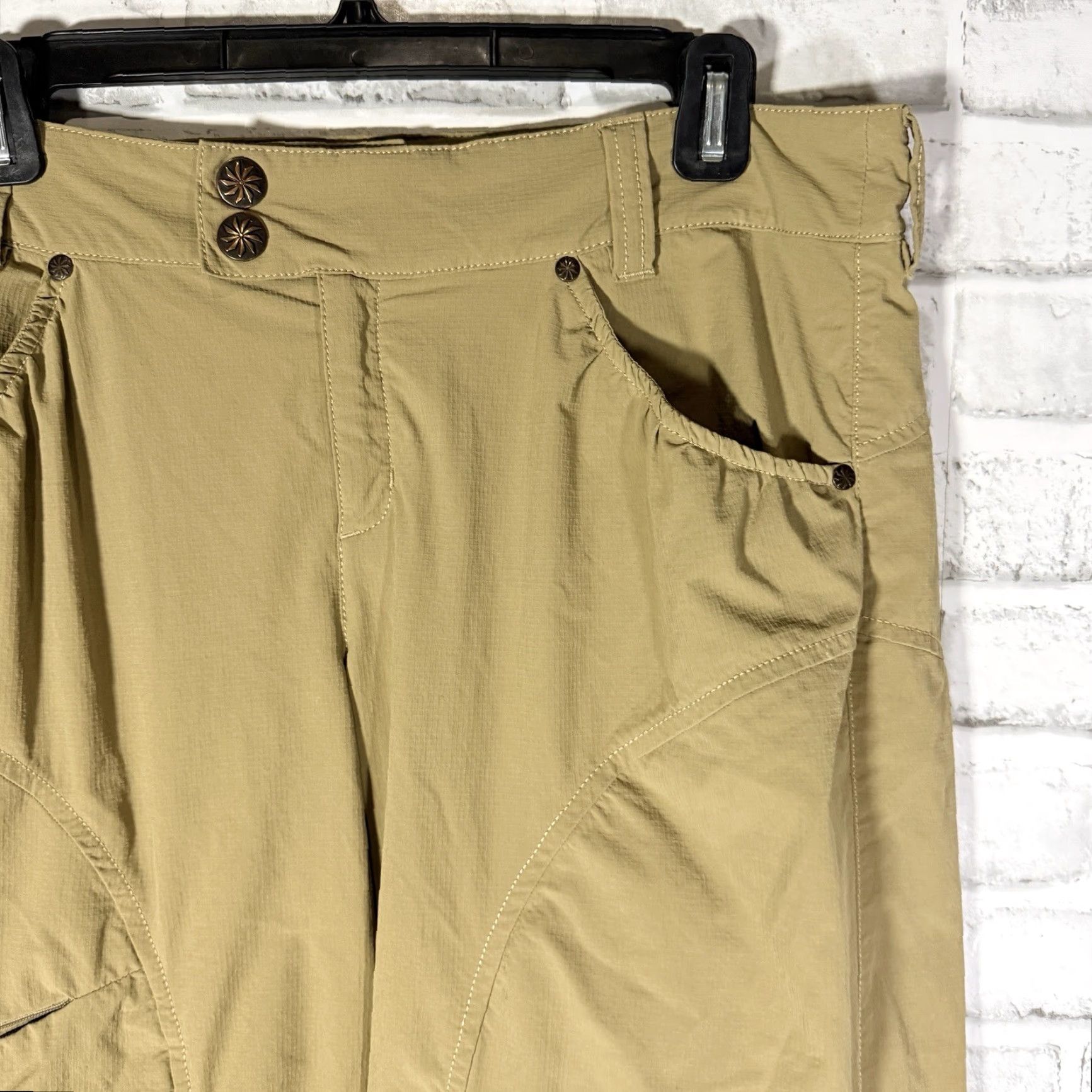 Athleta ATHLETA Brown Athletic Detachable Hiking Pants Womens Size 10 Size 32" / US 10 / IT 46 - 2 Thumbnail