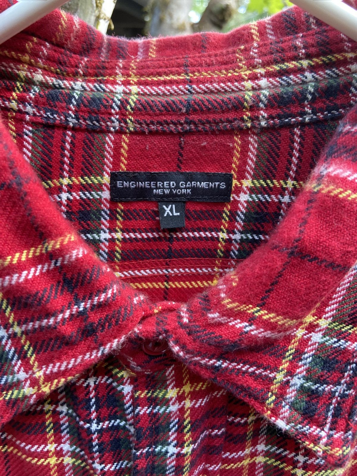 Engineered Garments Nepenthes Engineered Garments Plaid Flannel Work Shirt Size US XL / EU 56 / 4 - 2 Thumbnail