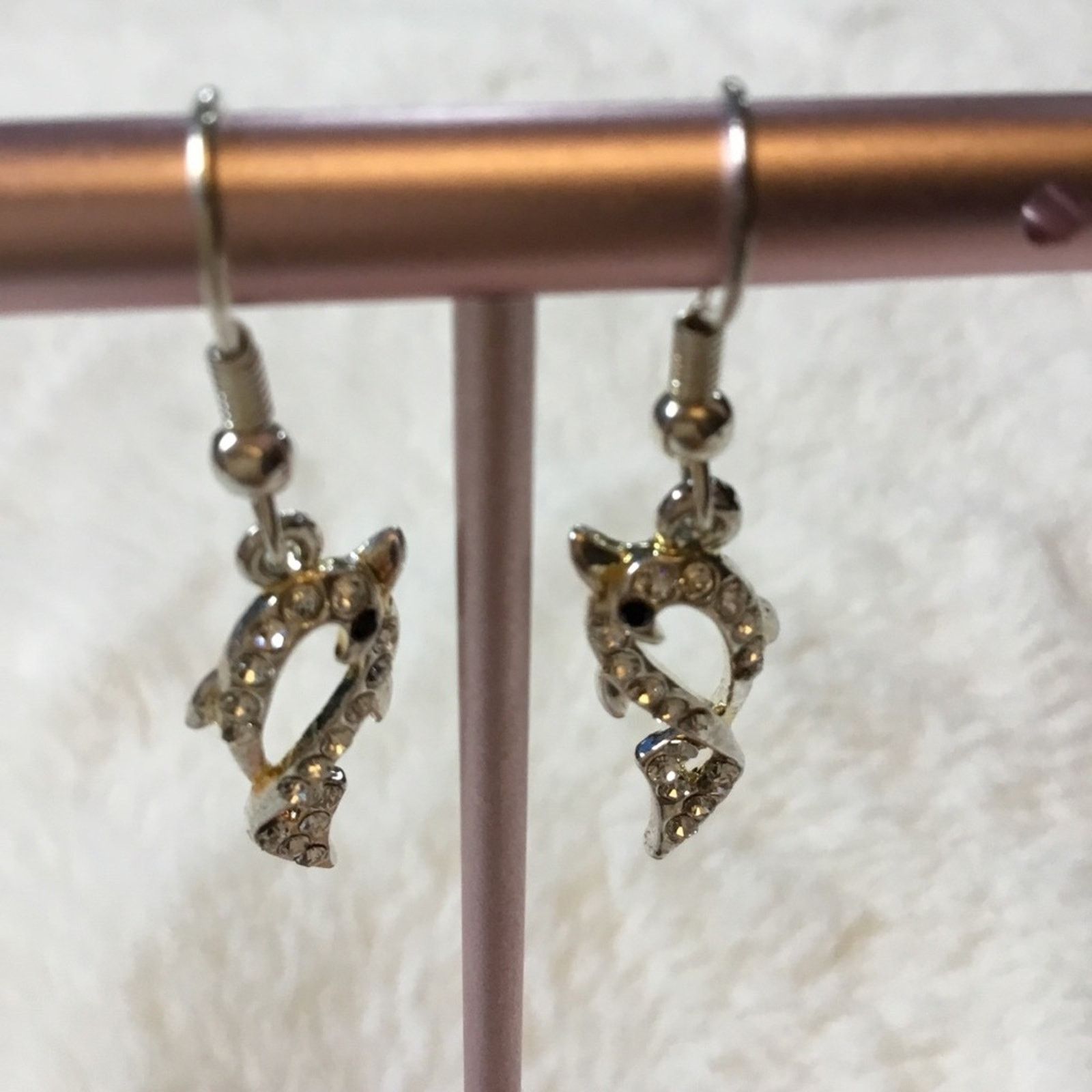 Other Silver Dolphin Earrings Size ONE SIZE - 4 Thumbnail
