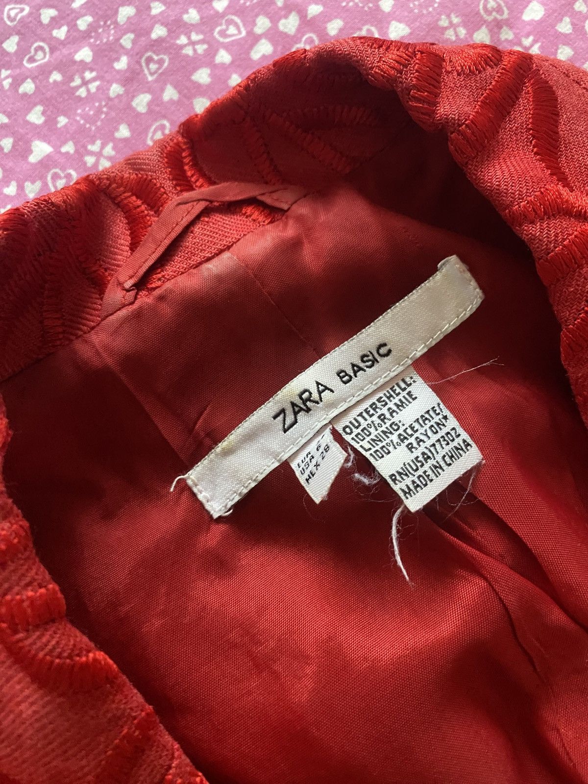 Zara Very vintage zara jacket with flower details Size M / US 6-8 / IT 42-44 - 4 Thumbnail