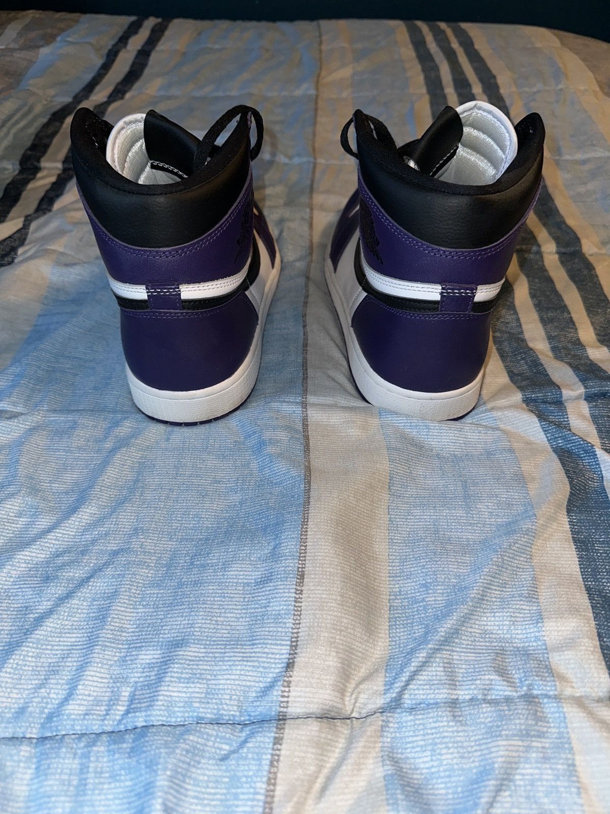 Jordan Brand Air Jordan 1 Court Purple 2.0 Size US 10.5 / EU 43-44 - 4 Thumbnail