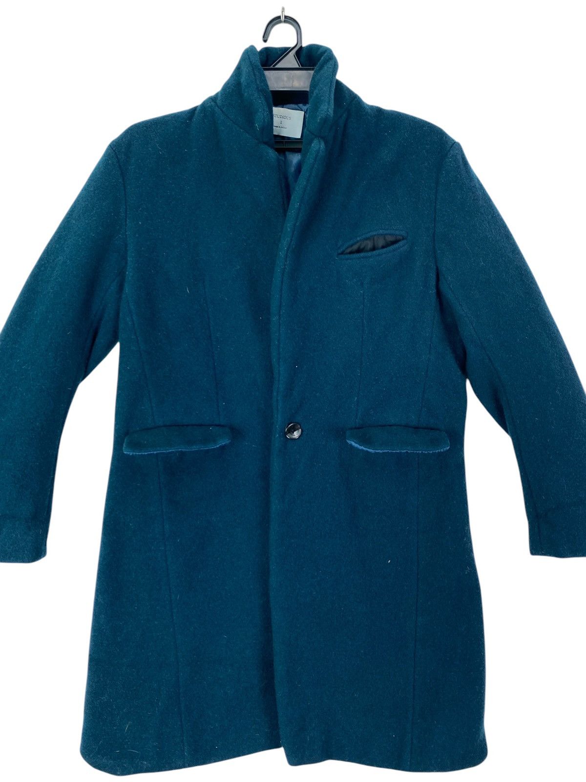 Japanese Brand × STUDIOUS Studious japan button up overcoat jacket Size US M / EU 48-50 / 2 - 3 Thumbnail
