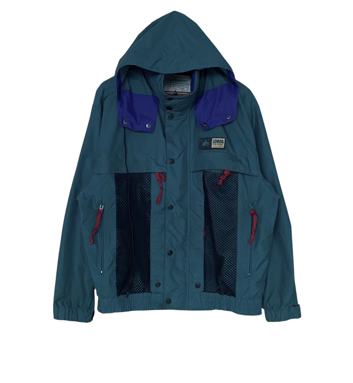 Vintage Brand Logos Fishing Nylon Jacket 1990s