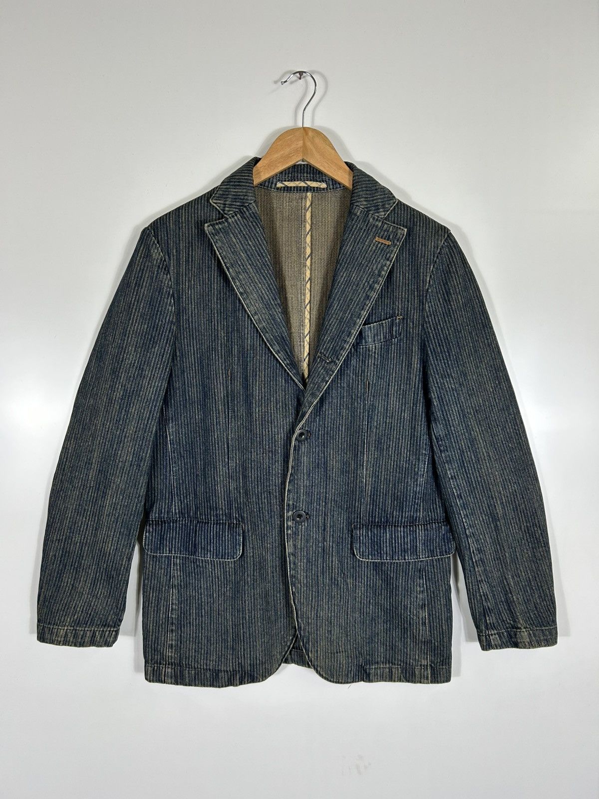 Boycott × Japanese Brand ⚡️Vintage Boycott Denim Single Breast Coat Jacket Size US S / EU 44-46 / 1 - 1 Thumbnail
