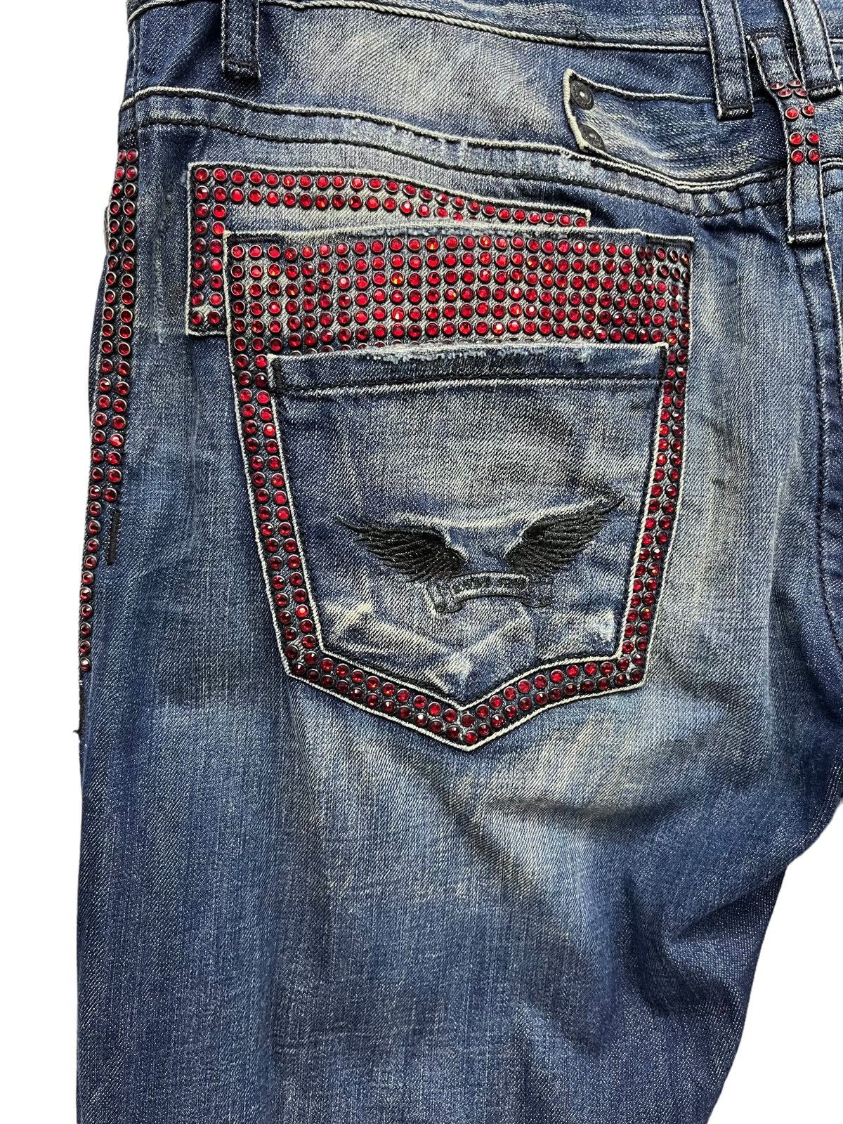 Robins Jeans FYE 40” ROBIN’S JEANS Sparkling Gemstone Double Back Pocket Size US 40 / EU 56 - 3 Thumbnail