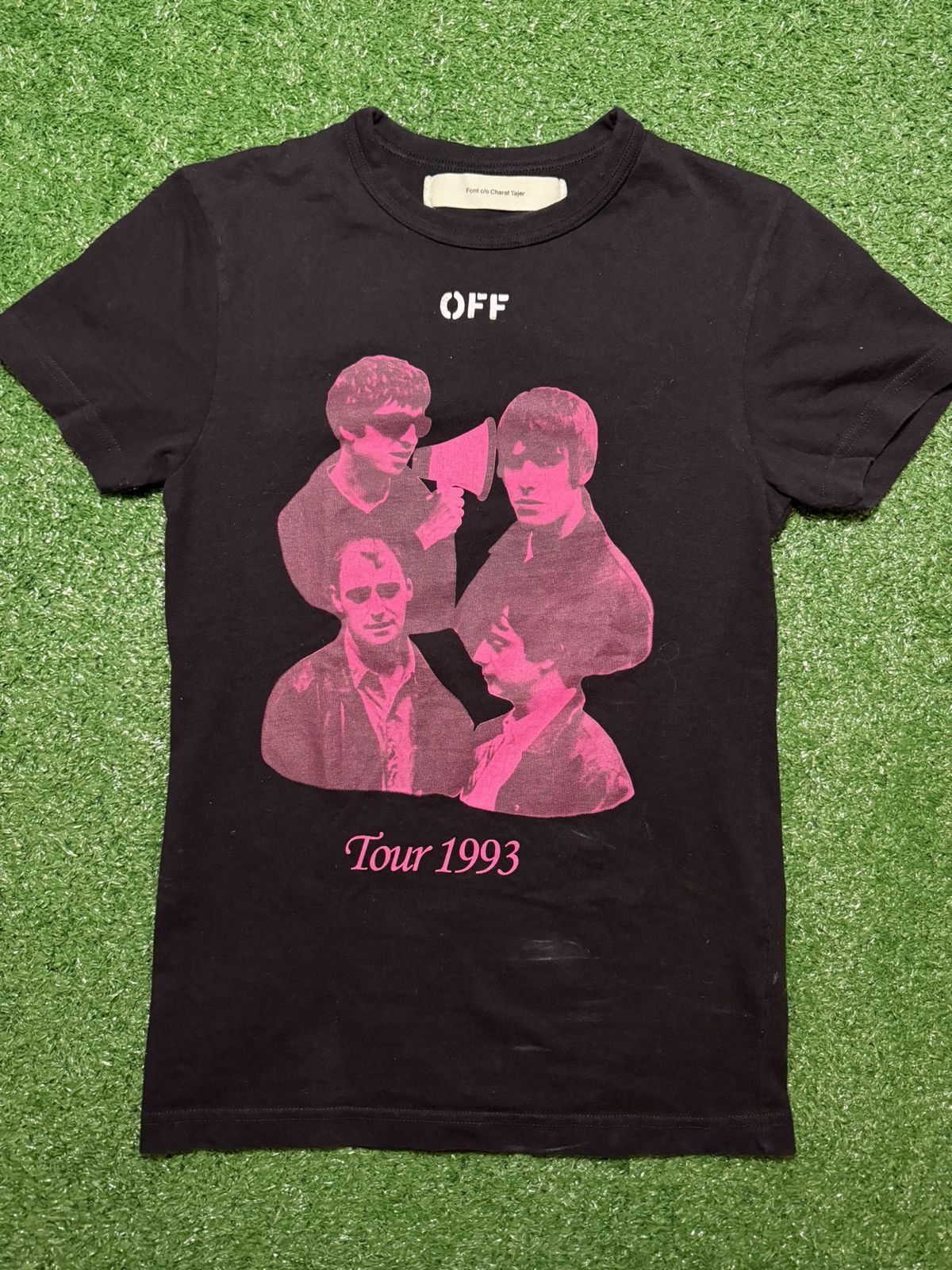 image of Off White Off-White Beatles Tee in Black, Men's (Size XS)