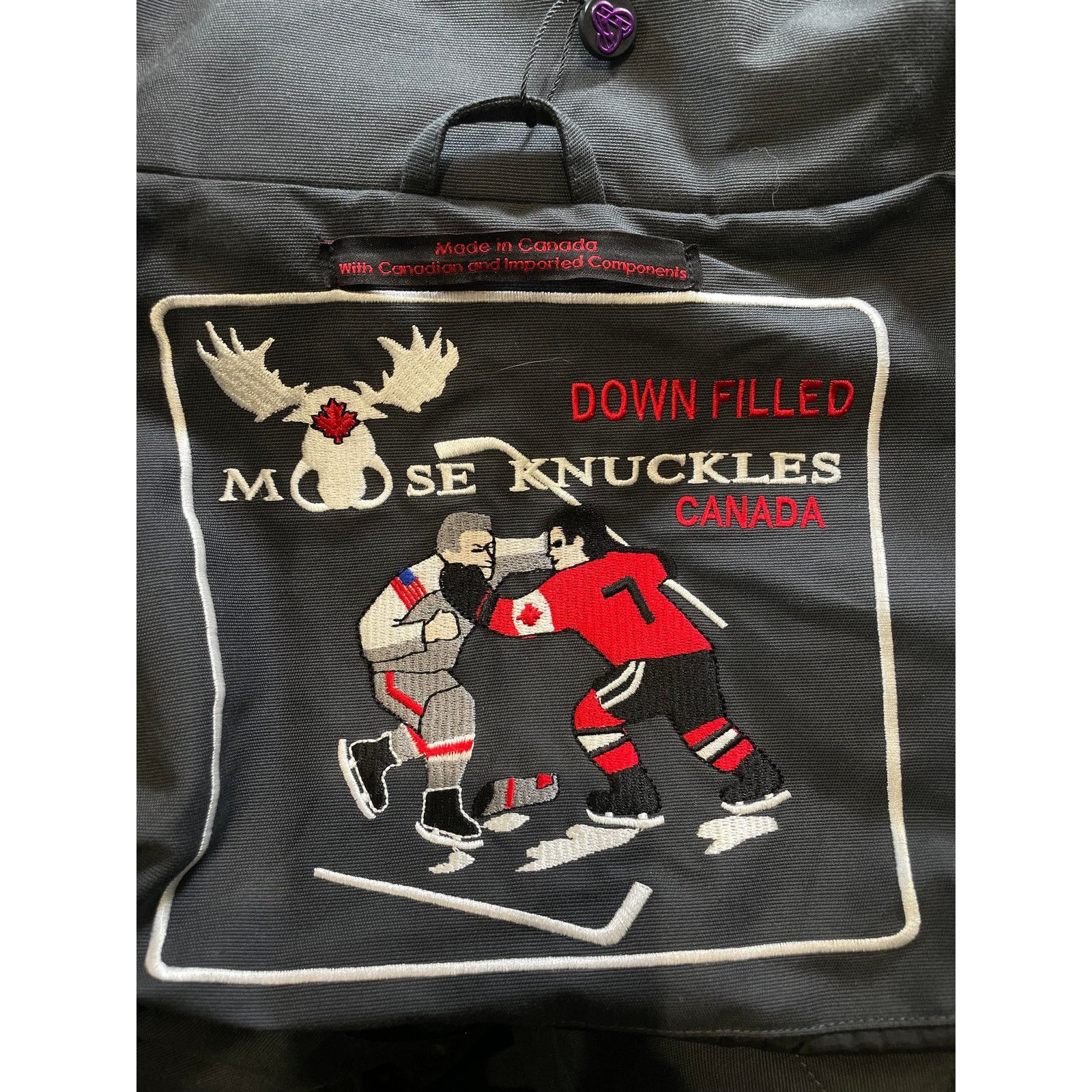 Moose Knuckles Moose Knuckles Fur 3Q Grey & White Jacket Size US XXL / EU 58 / 5 - 6 Thumbnail