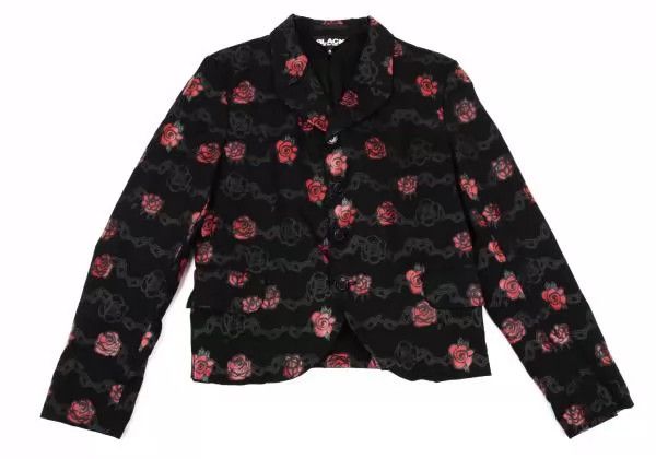 Comme des Garcons Comme des Garcons Rose chain suit jacket Size S / US 4 / IT 40 - 1 Thumbnail
