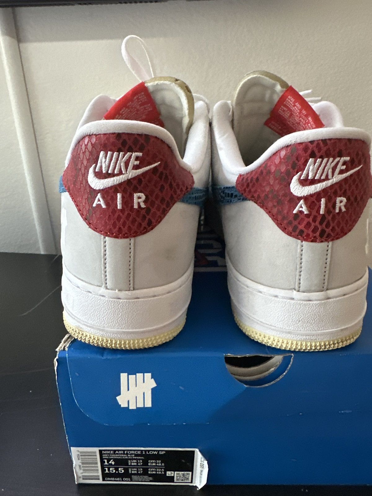 Nike × Undefeated Undefeated x nike air force one size 14 Size US 14 / EU 47 - 5 Thumbnail