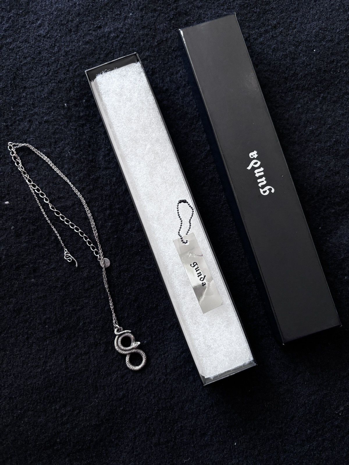 Japanese Brand Gunda “Snake&infinit” Silver Necklace Size ONE SIZE - 5 Thumbnail