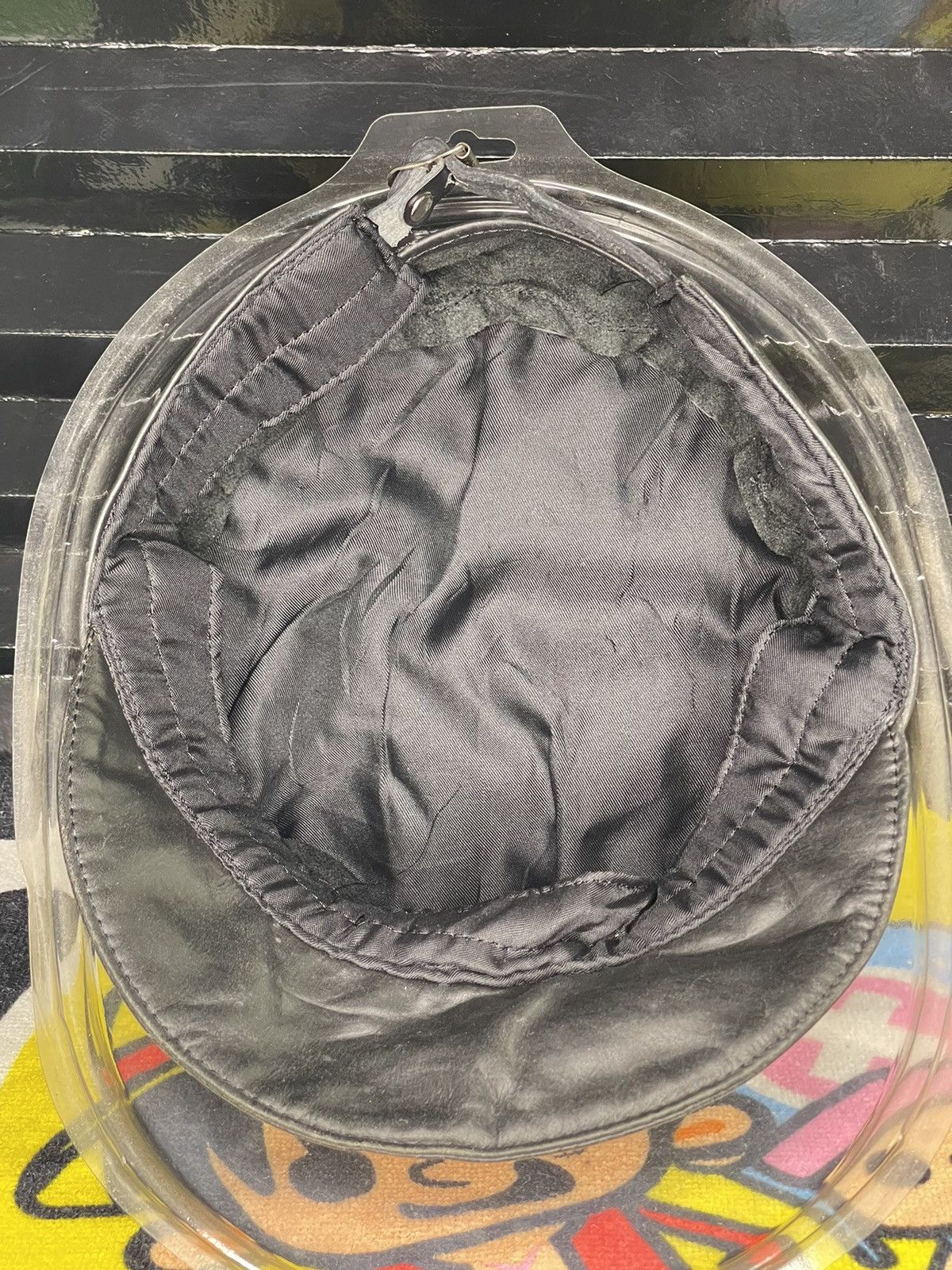 Leather BLACK LEATHER HAT NEWSBOY Size ONE SIZE - 4 Thumbnail