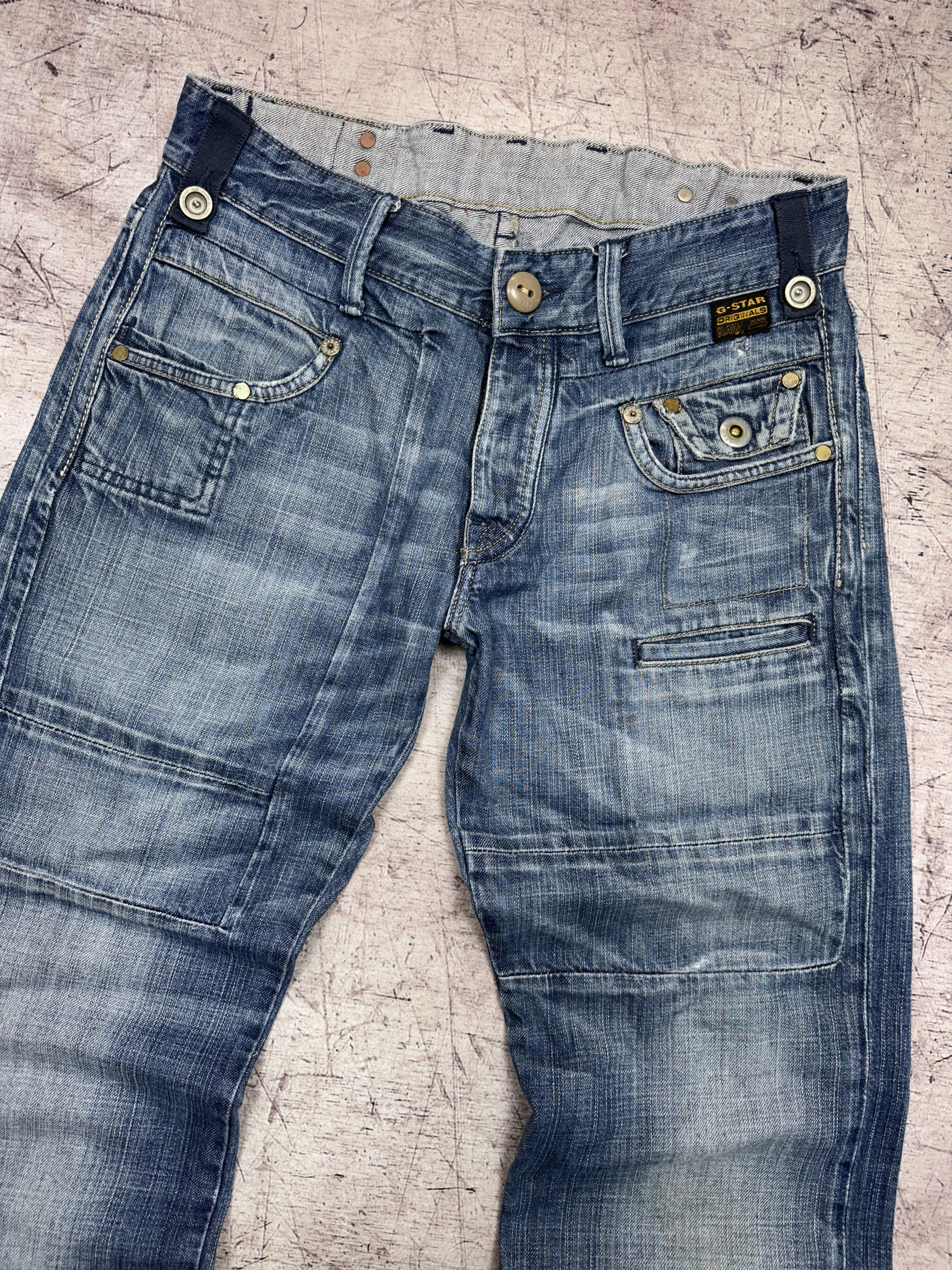 G-Star G Star Raw Army Radar Straight Mens Denim Pants Jeans Size US 32 / EU 48 - 2 Thumbnail