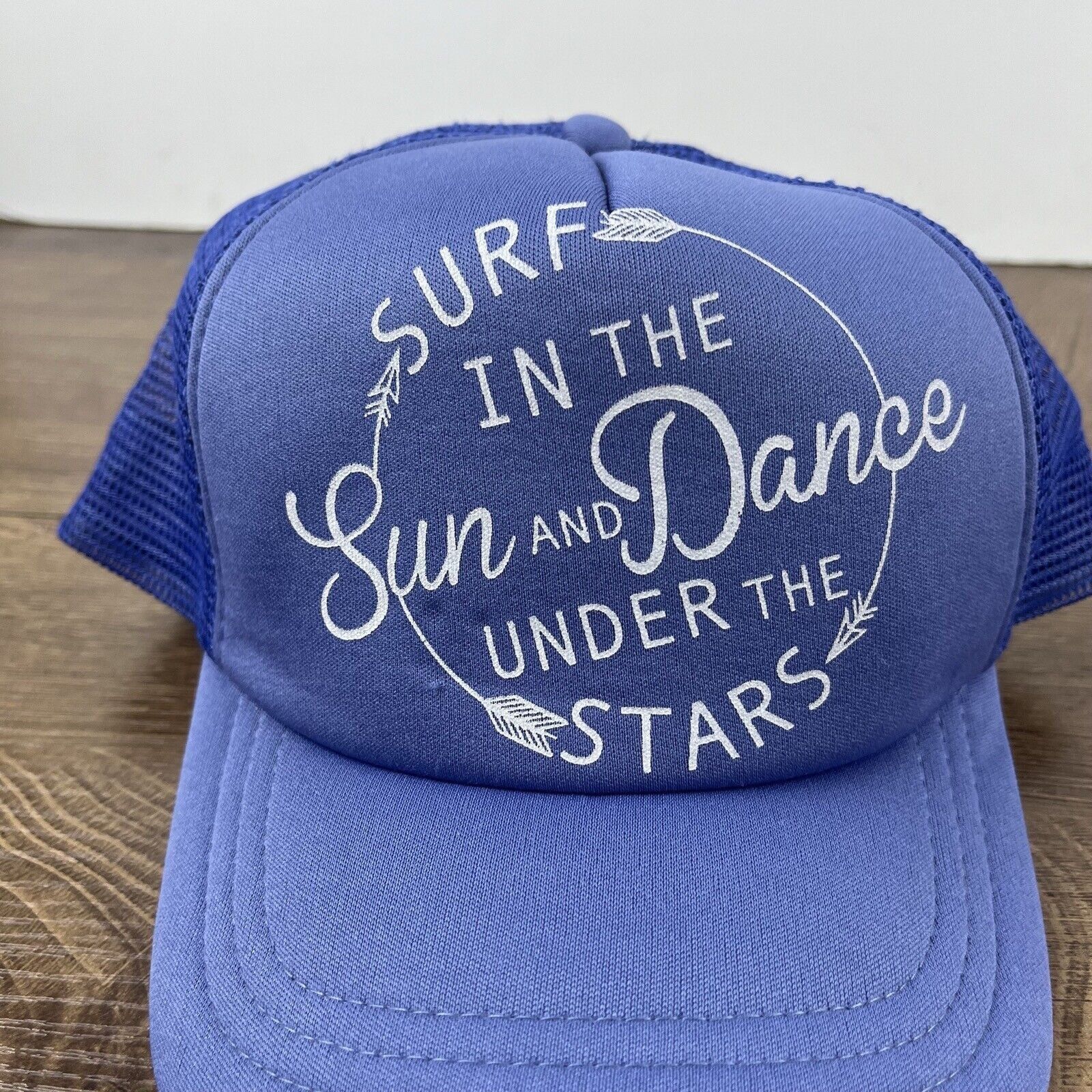 Other Surf in the Sun Hat Dance in the Rain Snapback Hat Blue Hat Size ONE SIZE - 6 Thumbnail