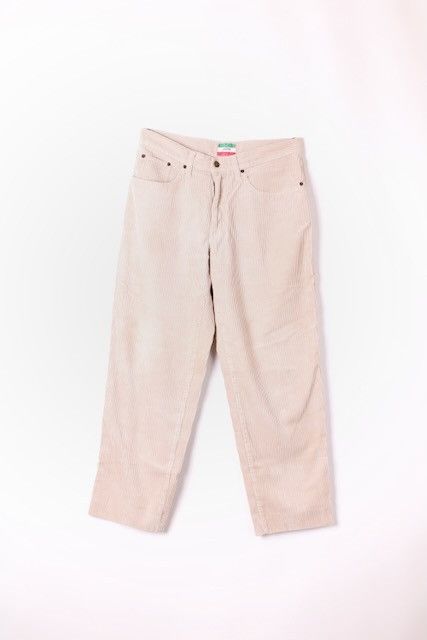 Moschino MOSCHINO CORDUROY PANTS BEIGE - W36 Size US 36 / EU 52 - 1 Thumbnail
