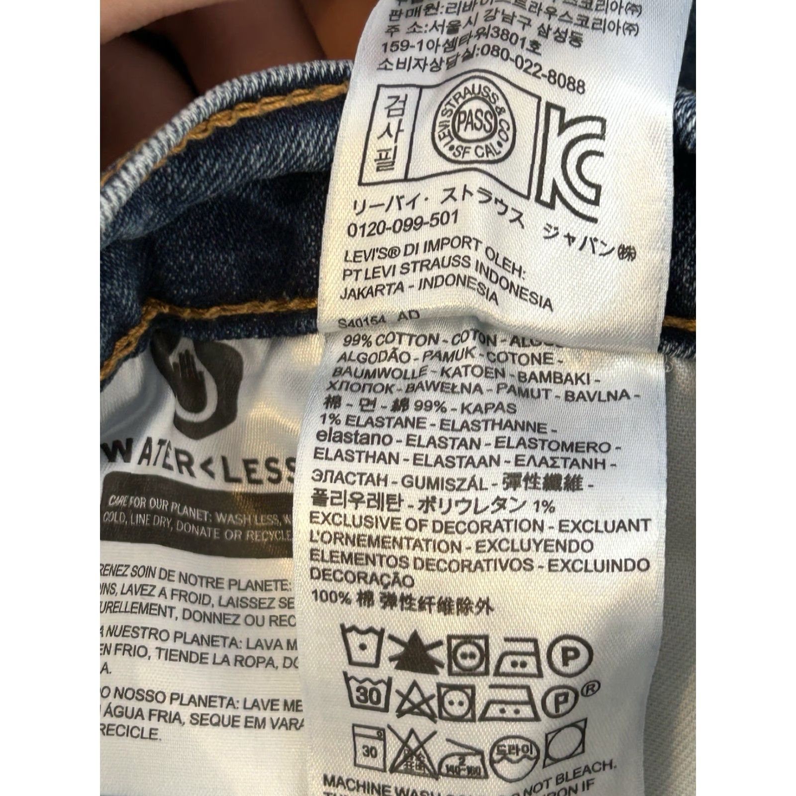 Levi's Levi's 505 Jeans Regular Fit Straight Blue 38x30 Men Denim Cotton Blend Zipper Button 5-Pocket Logo Vintage No? Size US 38 / EU 54 - 4 Thumbnail