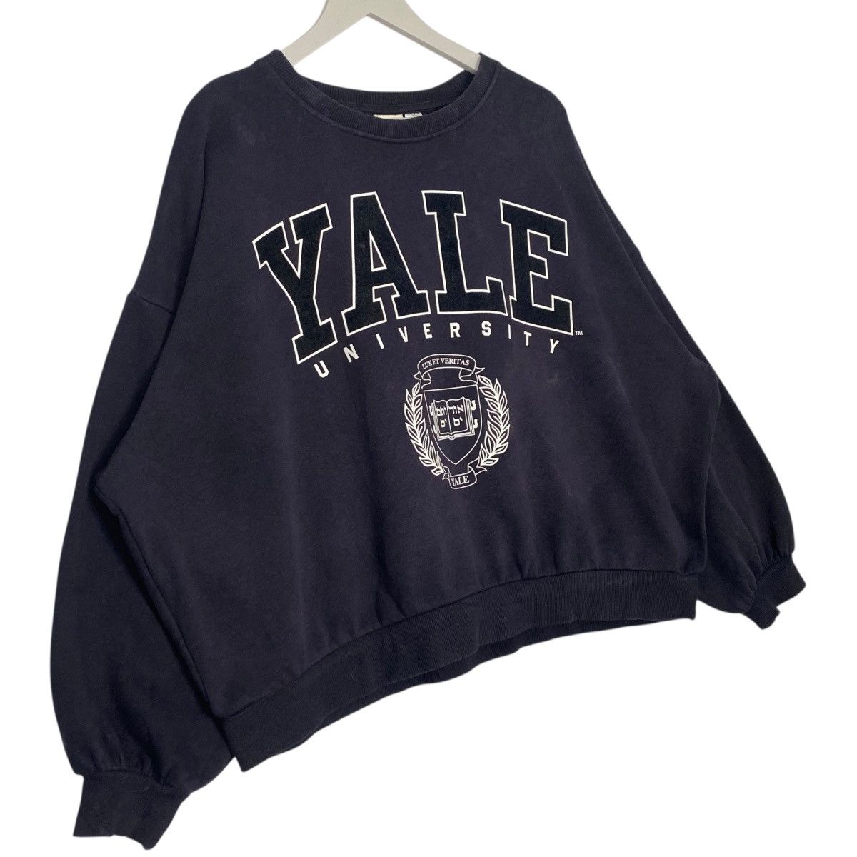 Vintage Vintage HM Yale Big Printed Crewneck Sweatshirt Black Size L Size US L / EU 52-54 / 3 - 3 Thumbnail