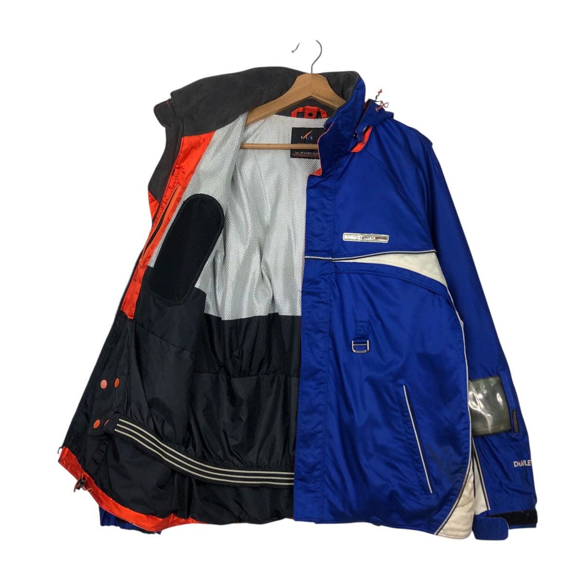 Japanese Brand Phenix FIS Tech Ski Shell — 90s Alpine Blue Racer Jacket Size US L / EU 52-54 / 3 - 13 Thumbnail