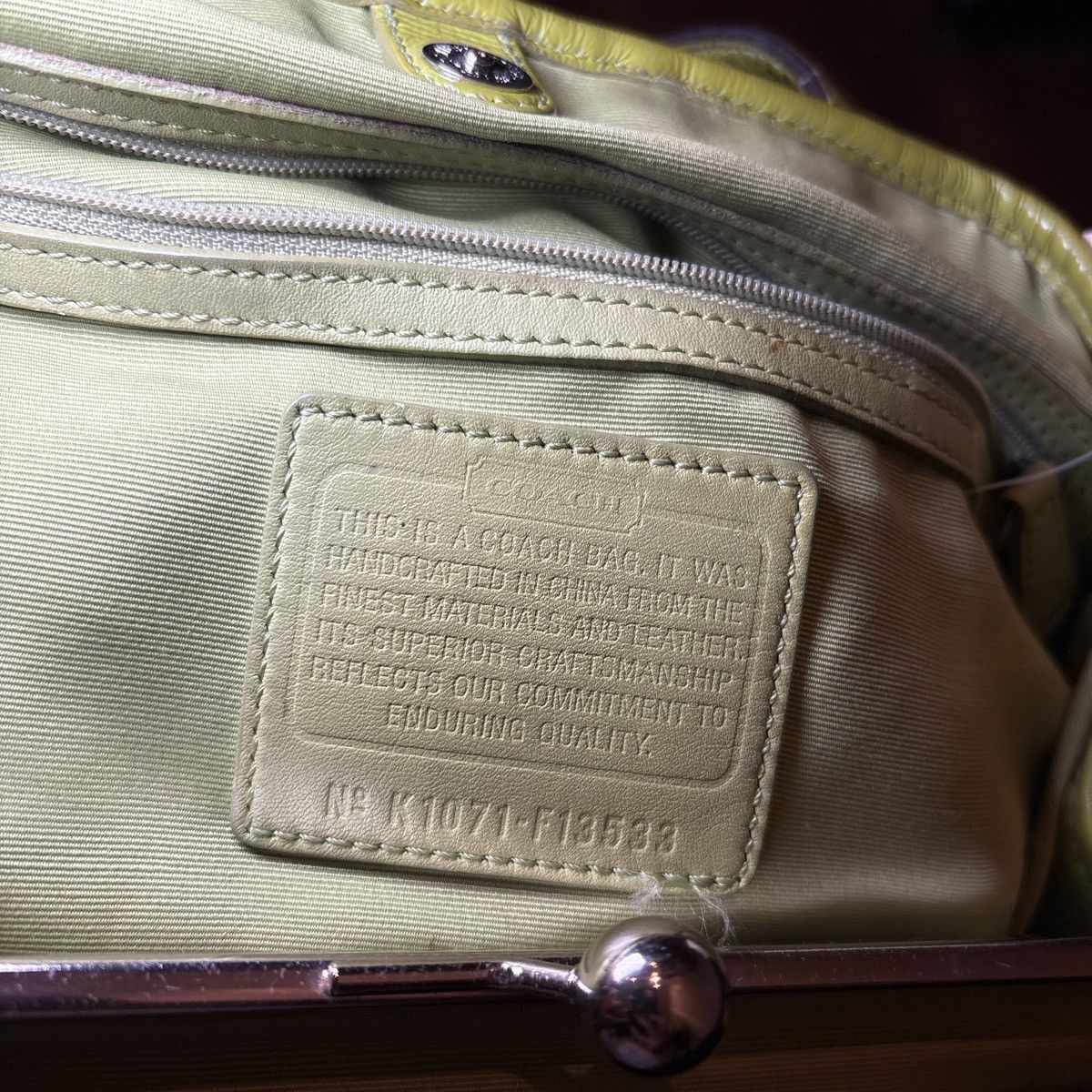 Coach Vintage Coach Purse Size ONE SIZE - 5 Thumbnail