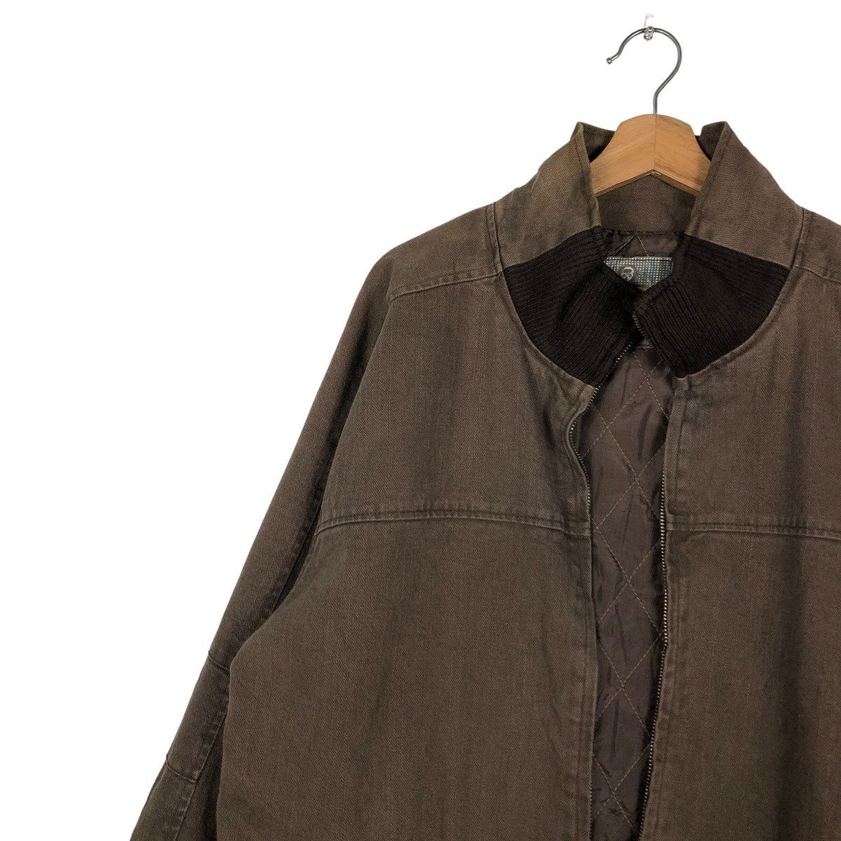 Japanese Brand 🔥VINTAGE BIKER JACKET CONTRASTRICK ISSEY MIYAKE Size US XL / EU 56 / 4 - 7 Thumbnail