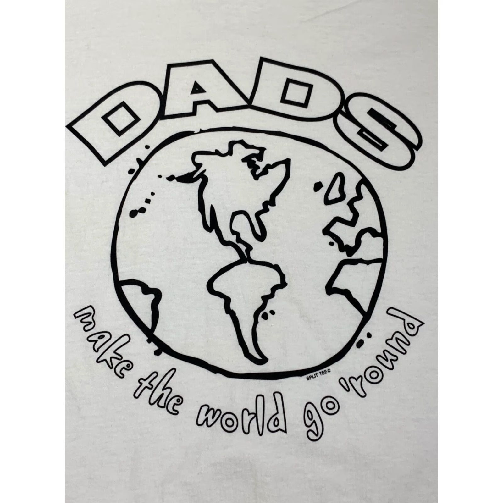 Delta Delta Graphic Tee White Short Sleeve Mens L Crew Neck Logo Dad Pattern Solid 2110 00 Size US 33 - 2 Thumbnail