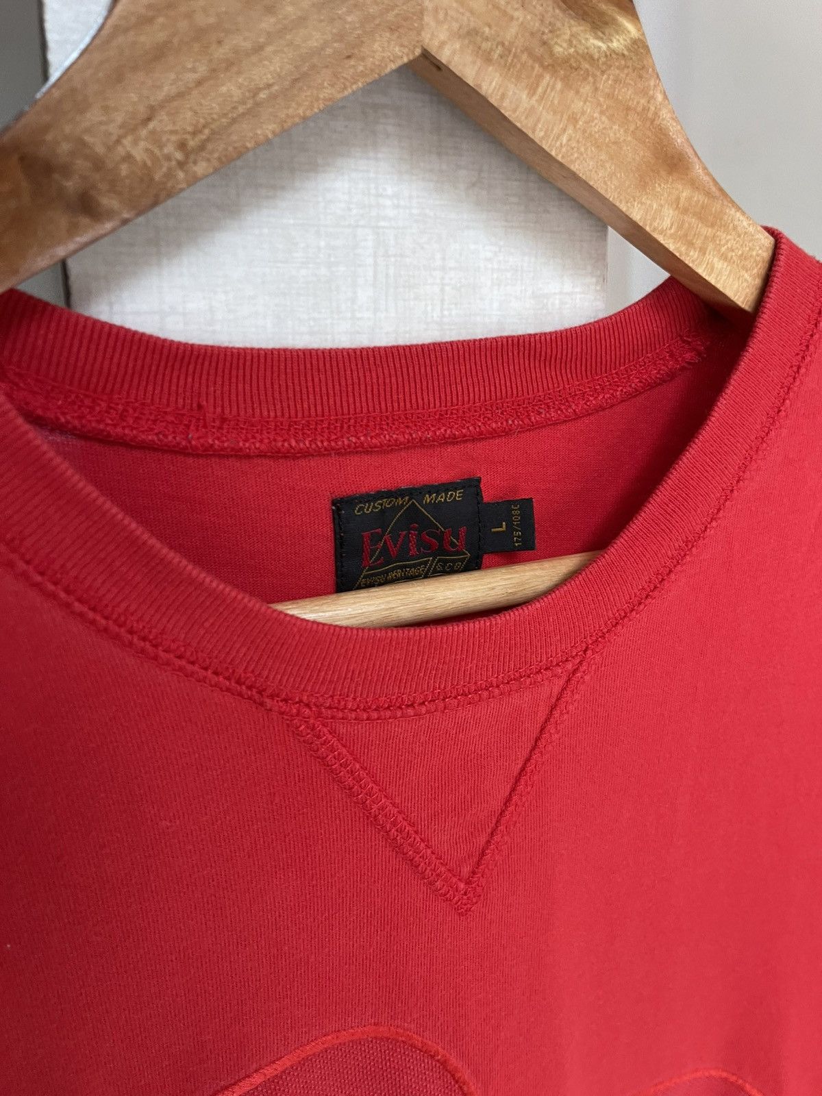 Evisu Evisu Red On Red t shirt Size US L / EU 52-54 / 3 - 4 Thumbnail