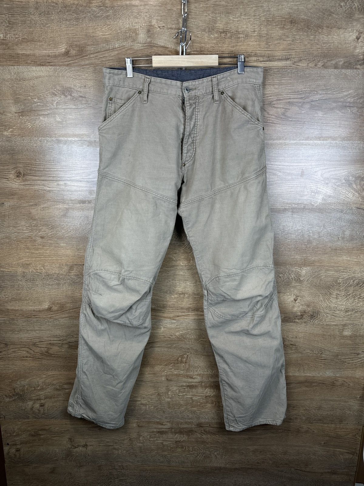 G-Star × Vintage Mens Vintage G Star Raw corduroy pants velvet jeans denim Size US 34 / EU 50 - 1 Thumbnail