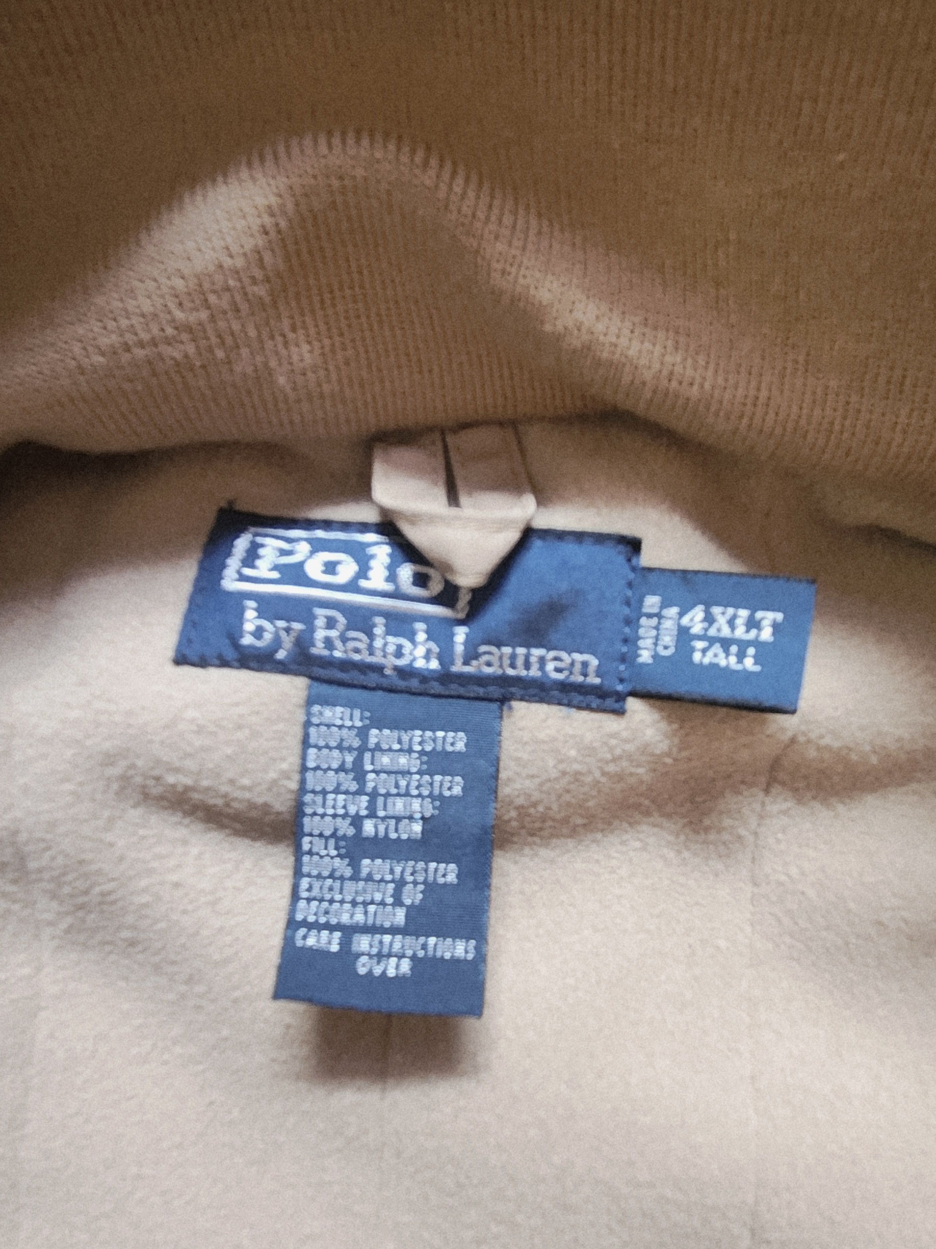 Polo Ralph Lauren 4xlt tall STOWAWAY HOOD BOMBER VINTAGE Size US XXL / EU 58 / 5 - 7 Thumbnail
