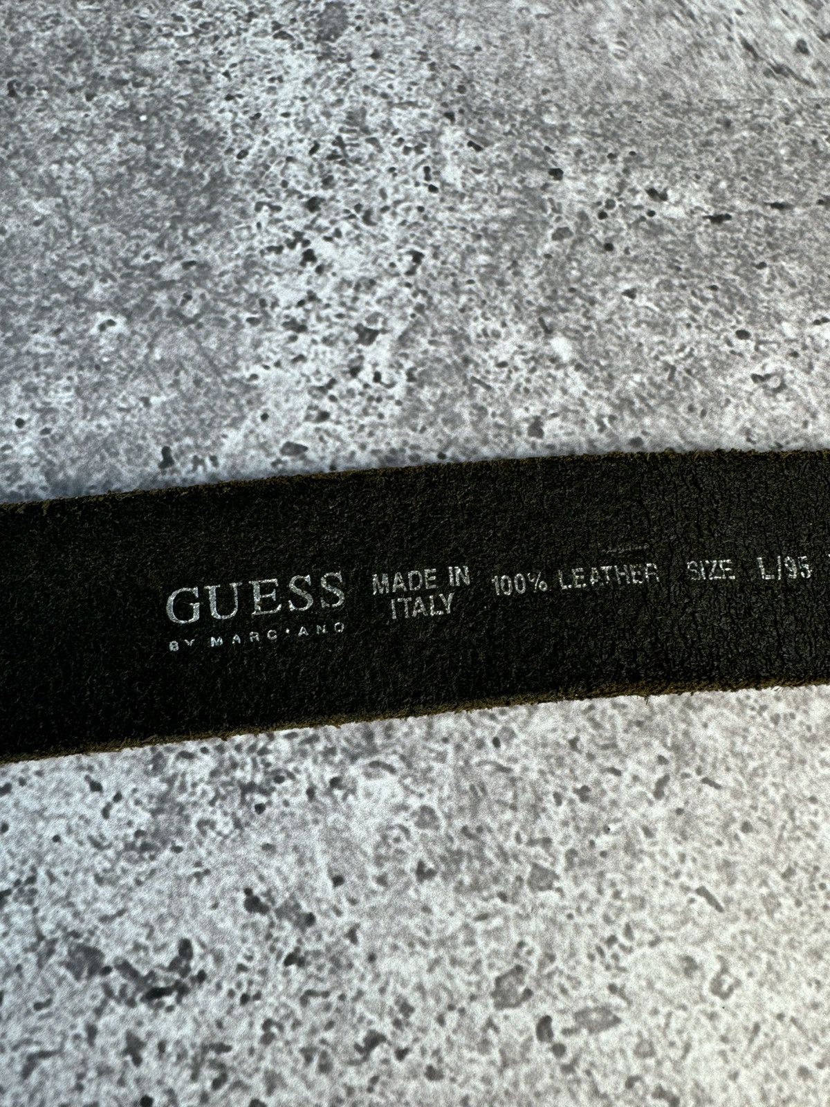 Guess × Vintage Guess Rare Leather Belt Vintage Size ONE SIZE - 5 Thumbnail