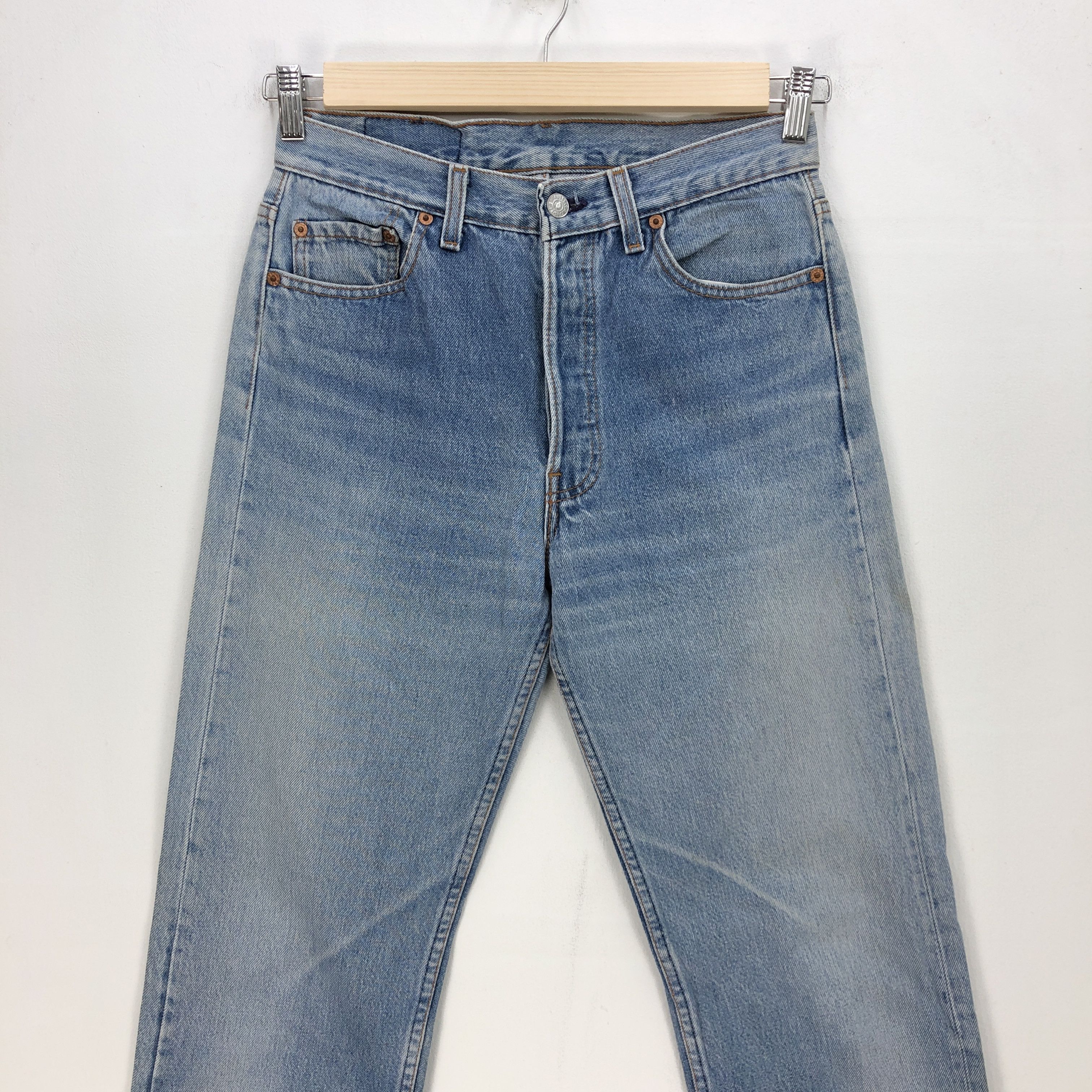 Levi's × Vintage Vintage Levis 501 Sun Faded Jeans Levi's Light Wash Denim Size 28" / US 6 / IT 42 - 3 Thumbnail