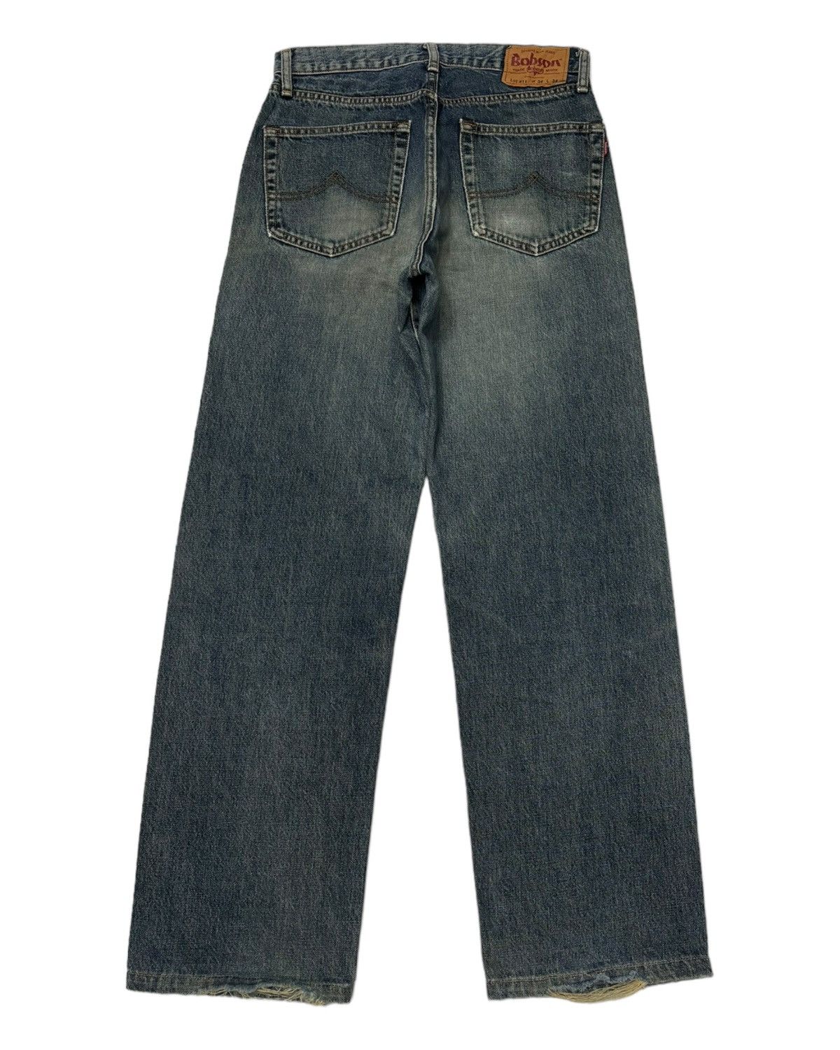 Japanese Brand VINTAGE JAPANESE BOBSON WIDE BAGGY JEANS Size US 29 - 8 Thumbnail