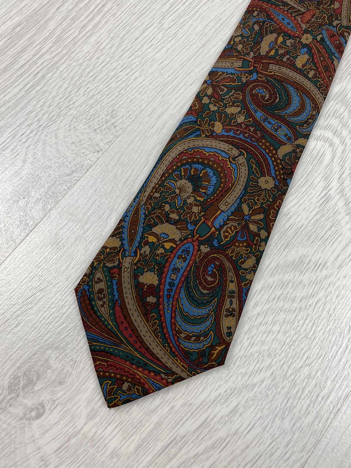 Christian Dior Monsieur Vintage Christian Dior Monsieur Floral Tie 100% Silk Size ONE SIZE - 4 Thumbnail