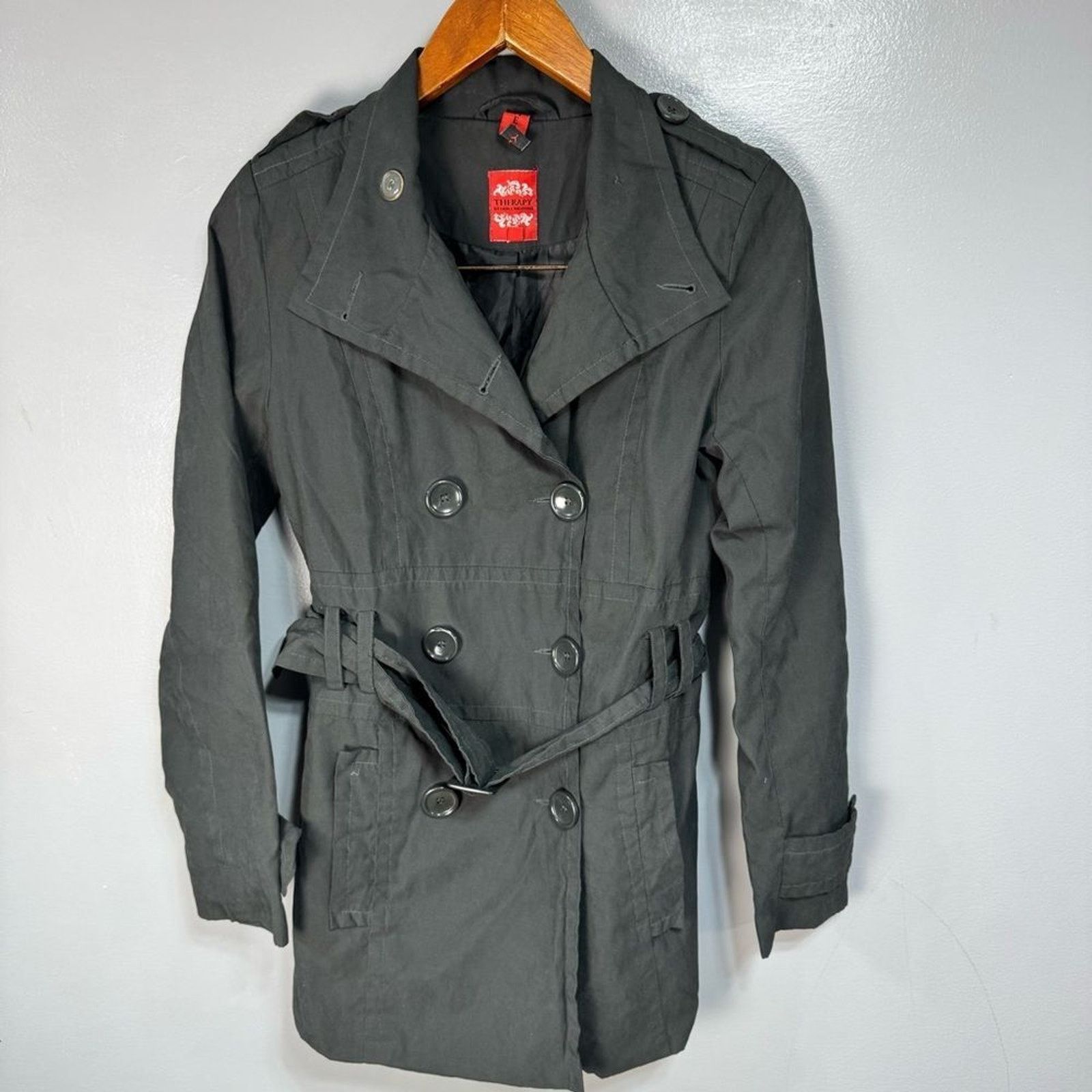 Other Therapy by Lane Crawford Women’s Trench Jacket sz M # E845 Size M / US 6-8 / IT 42-44 - 1 Thumbnail