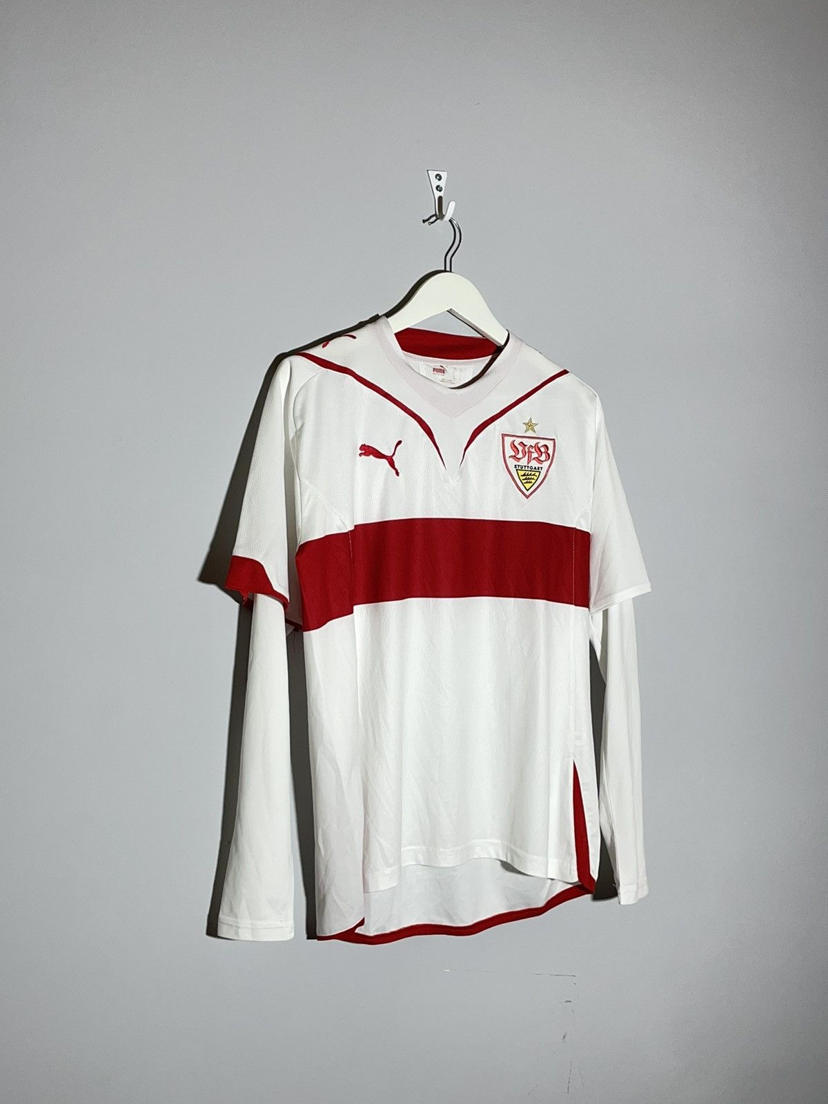 Puma VfB Stuttgart Puma Y2k Streetwear Football Long Sleeve Size US L / EU 52-54 / 3 - 2 Thumbnail